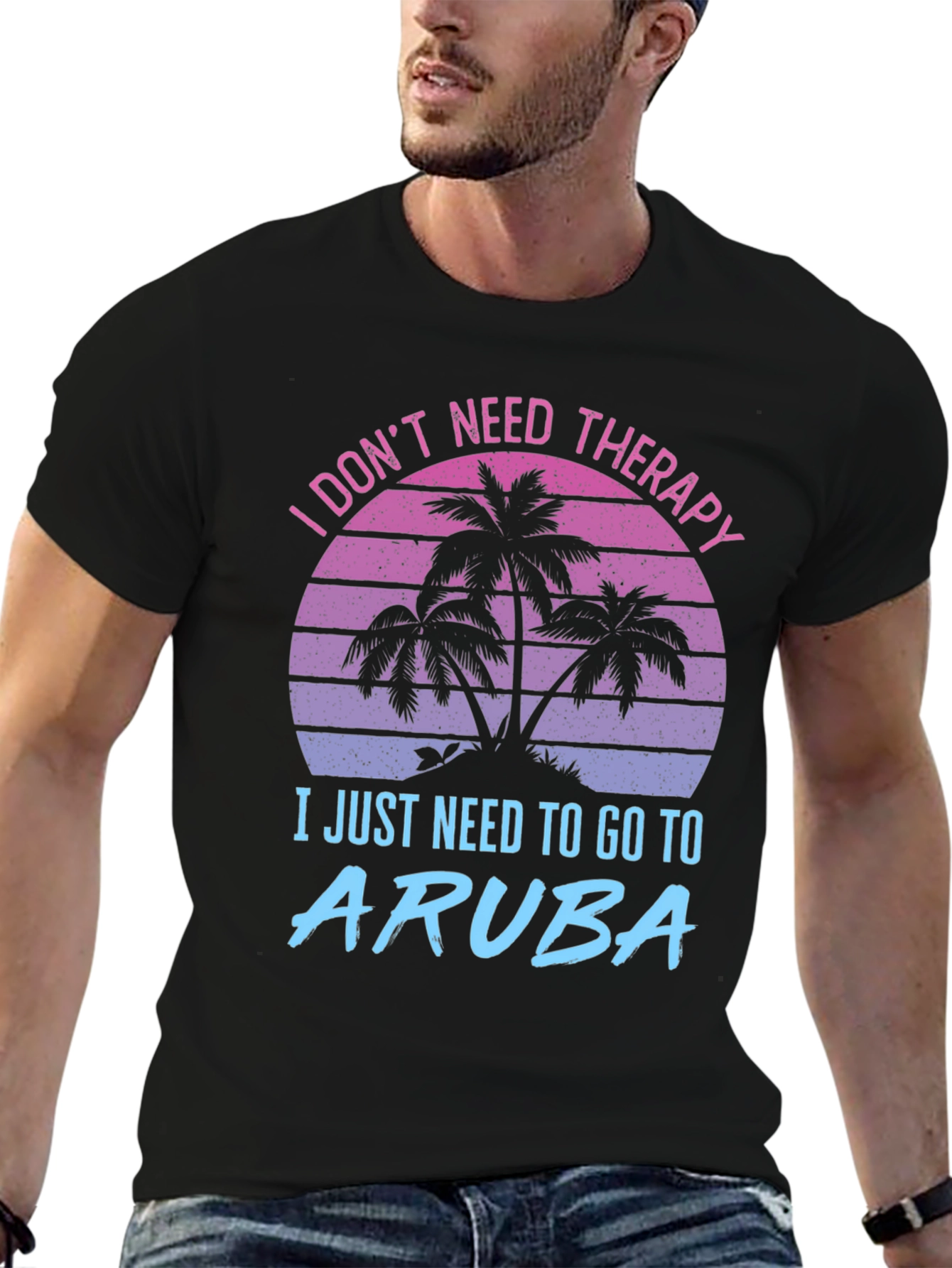 Aruba Therapy T-Shirt - Tropical Island Vibes