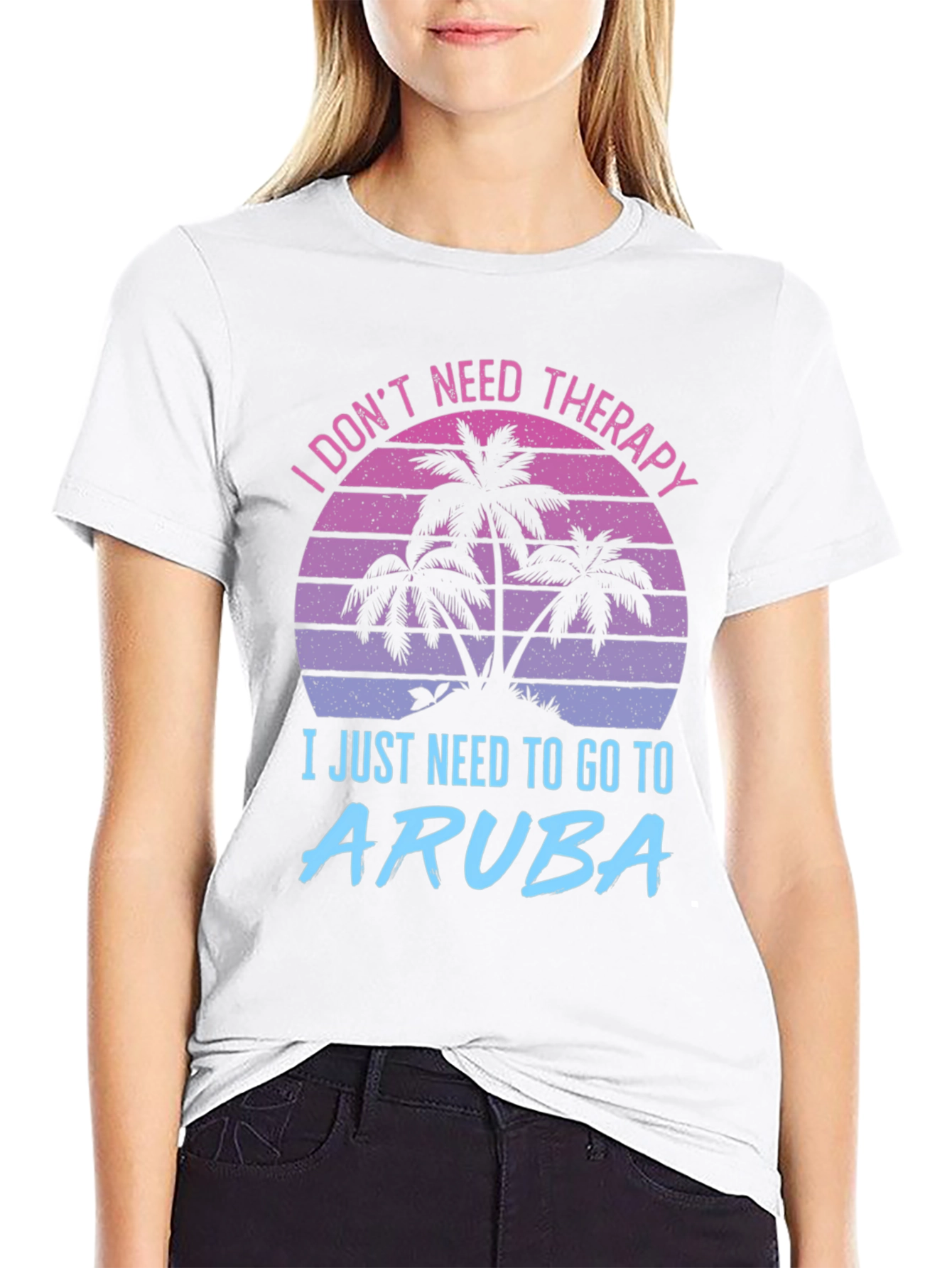 Aruba Therapy T-Shirt - Tropical Island Vibes