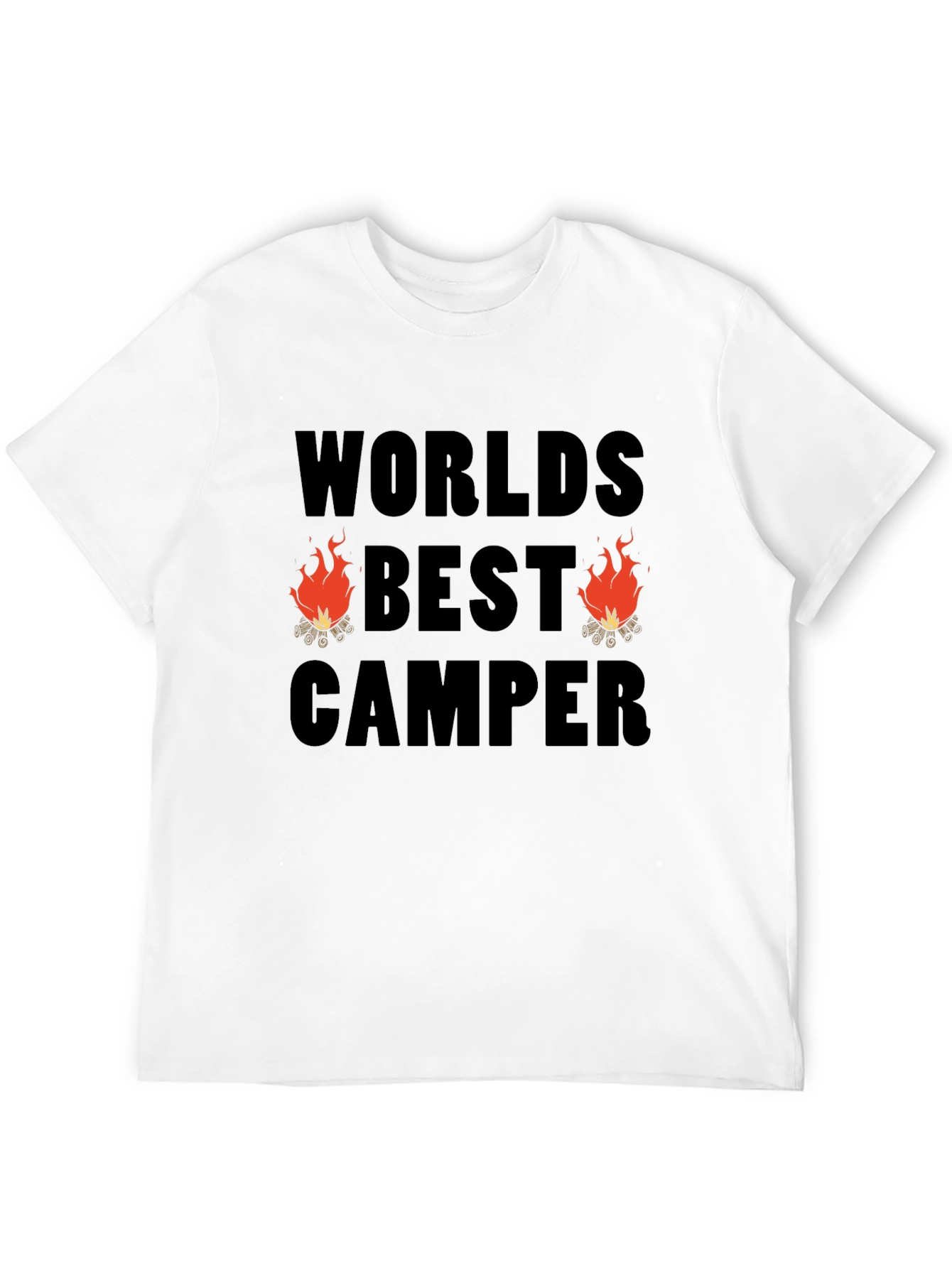 Worlds Best Camper Graphic T-Shirt