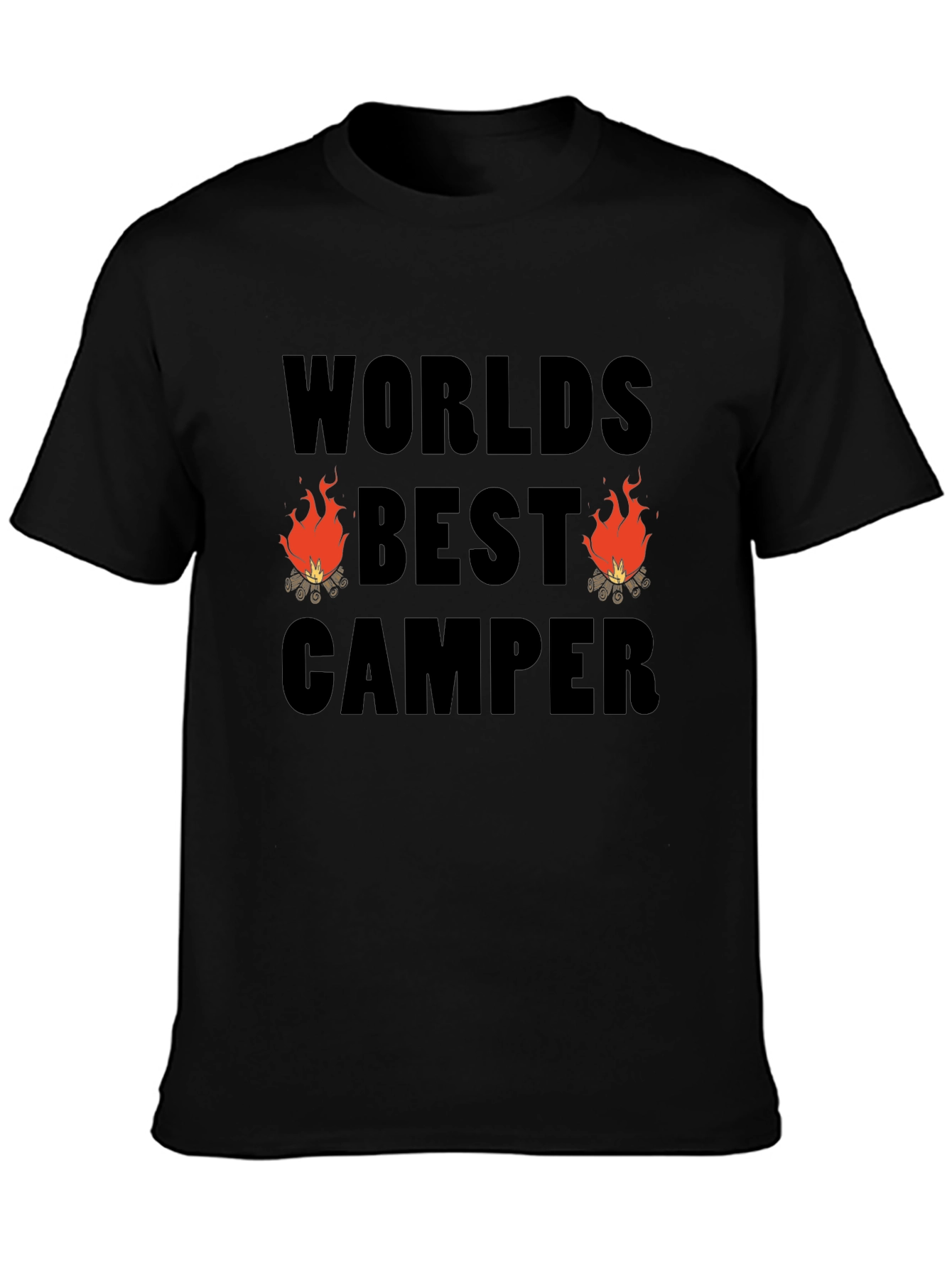 Worlds Best Camper Graphic T-Shirt