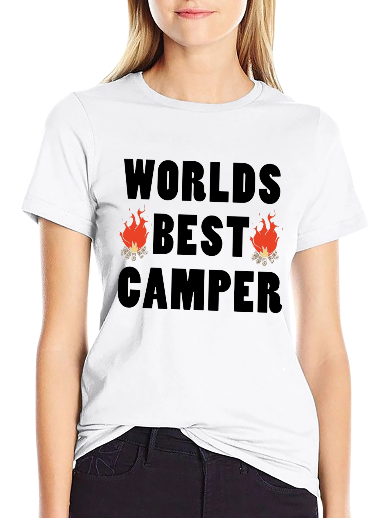 Worlds Best Camper Graphic T-Shirt
