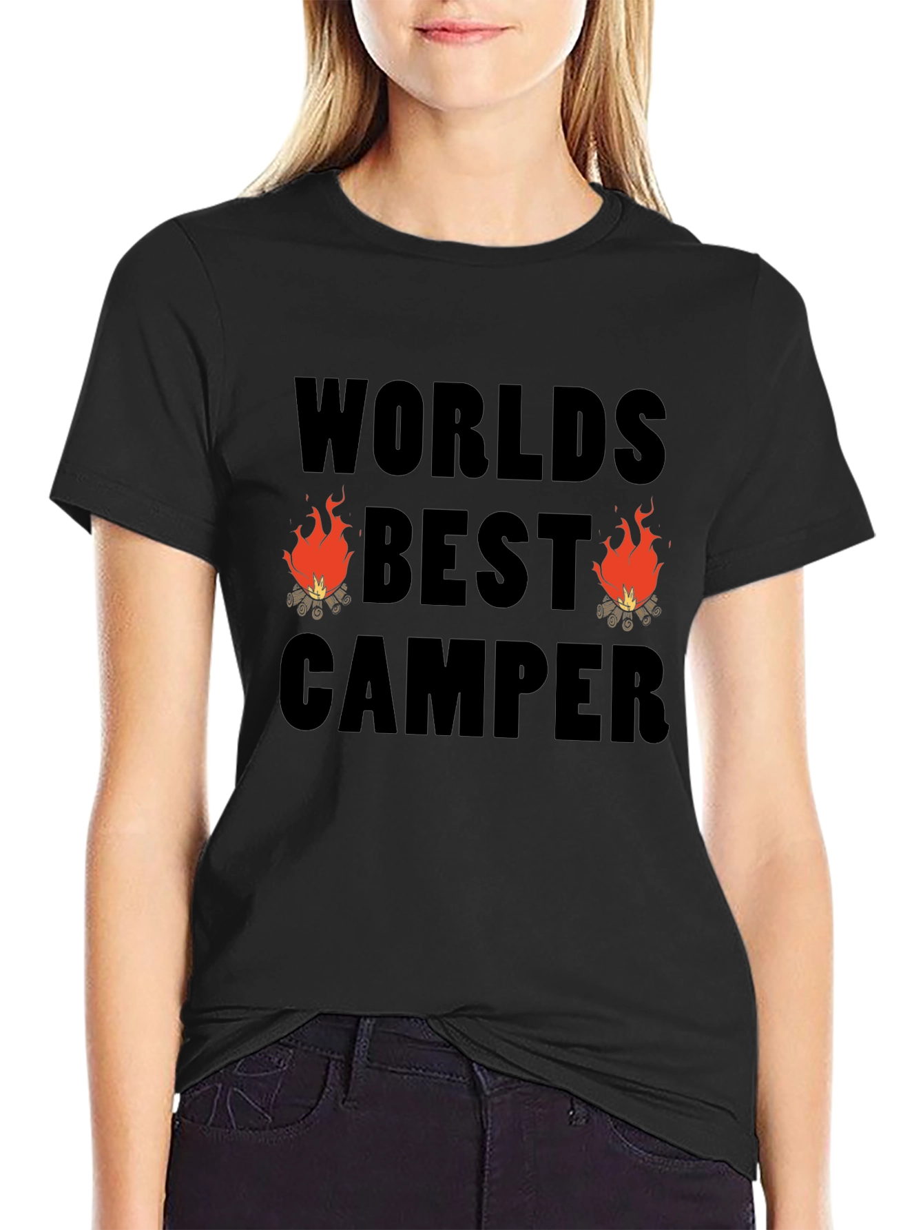 Worlds Best Camper Graphic T-Shirt
