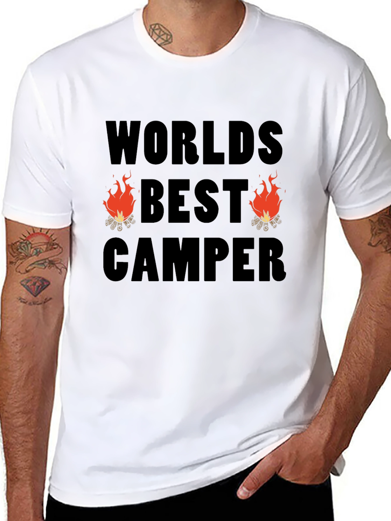 Worlds Best Camper Graphic T-Shirt