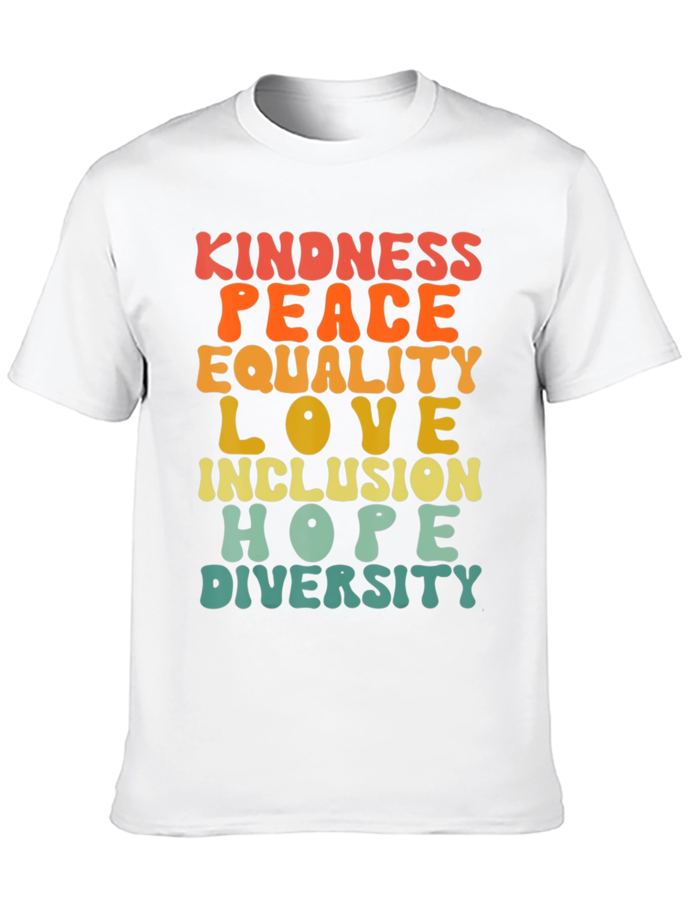 Kindness Peace Love Inclusion T-Shirt