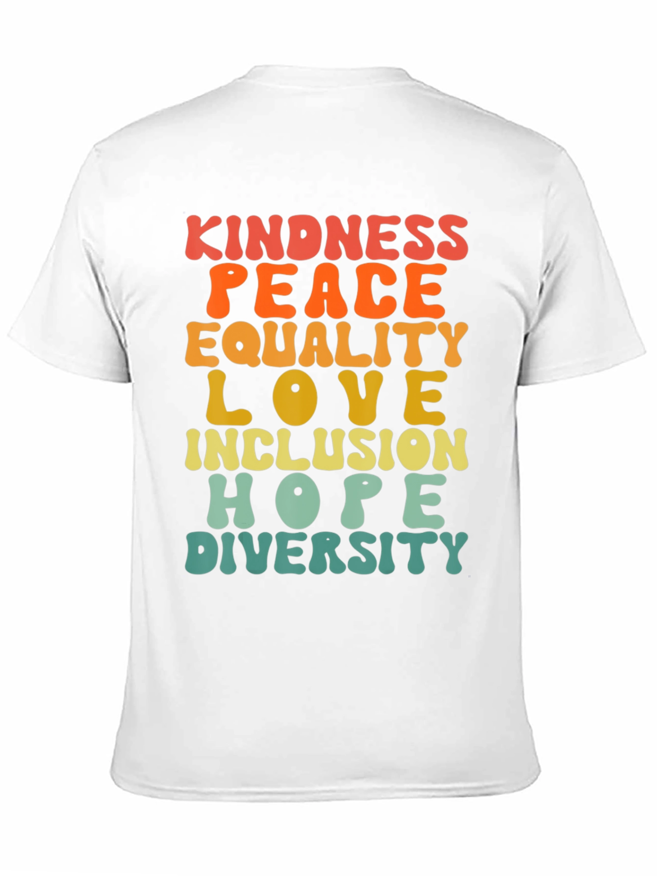 Kindness Peace Love Inclusion T-Shirt
