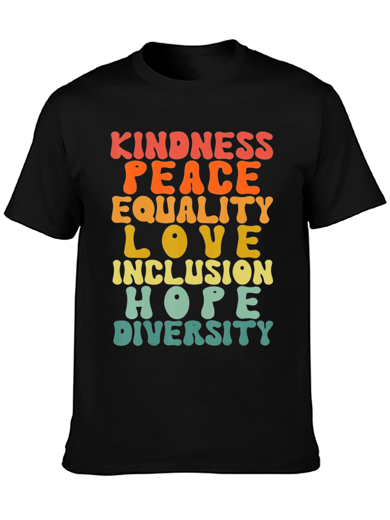 Kindness Peace Love Inclusion T-Shirt