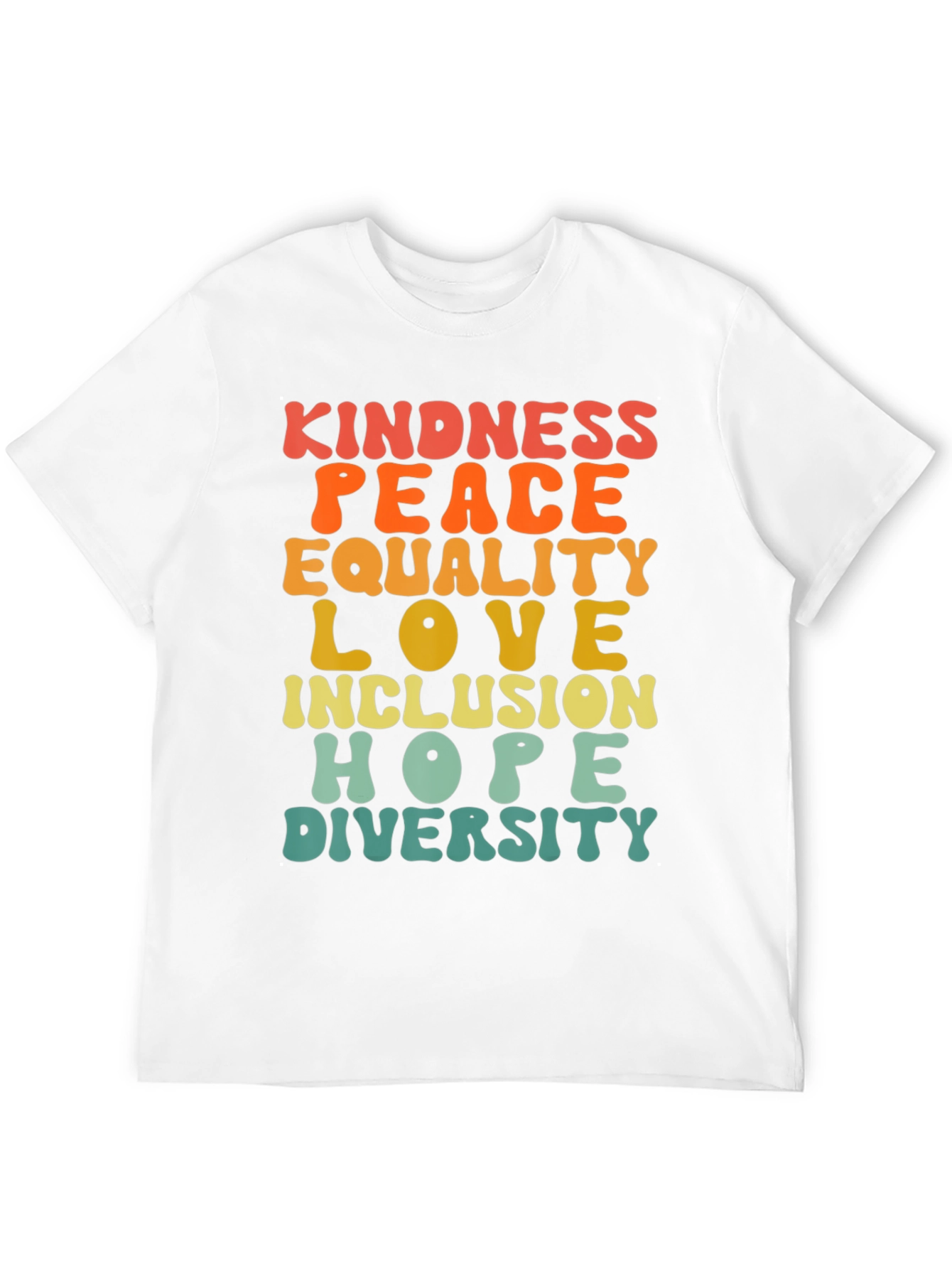 Kindness Peace Love Inclusion T-Shirt
