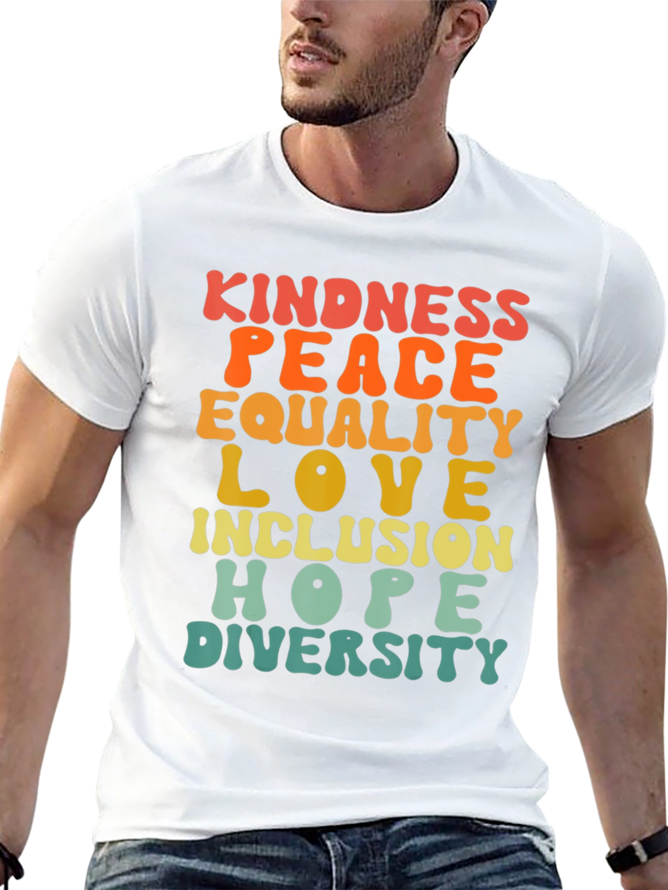Kindness Peace Love Inclusion T-Shirt