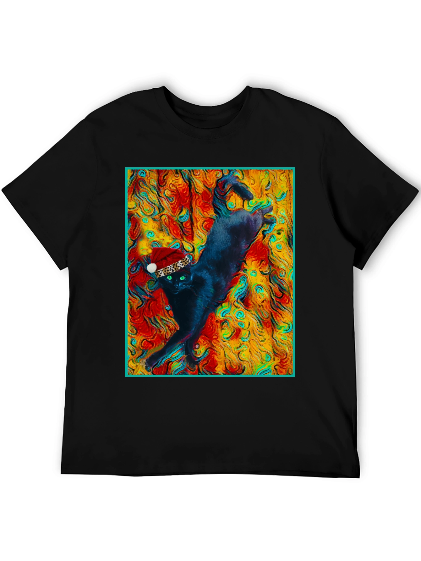 Cool Cat Christmas T-Shirt