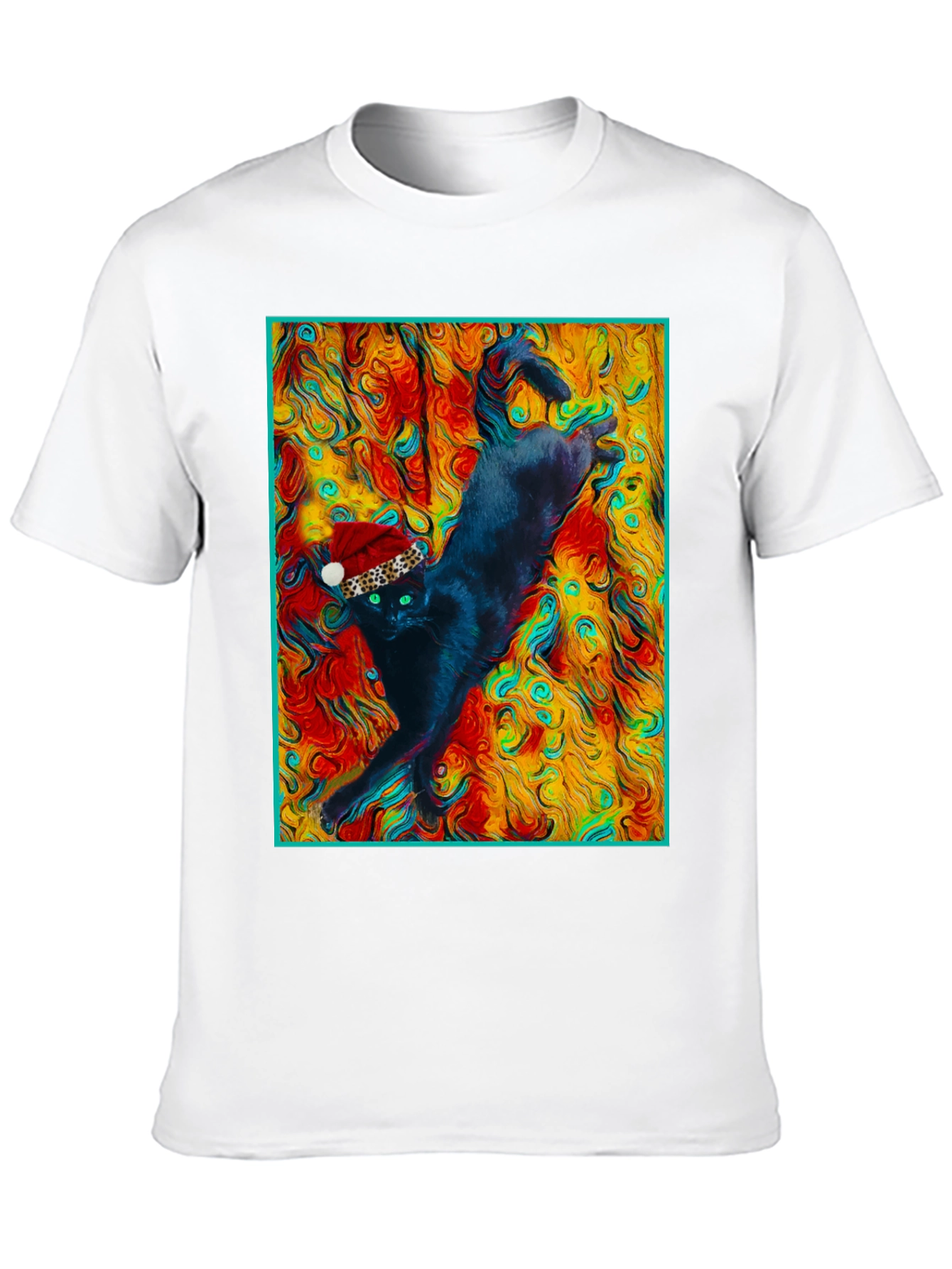 Cool Cat Christmas T-Shirt