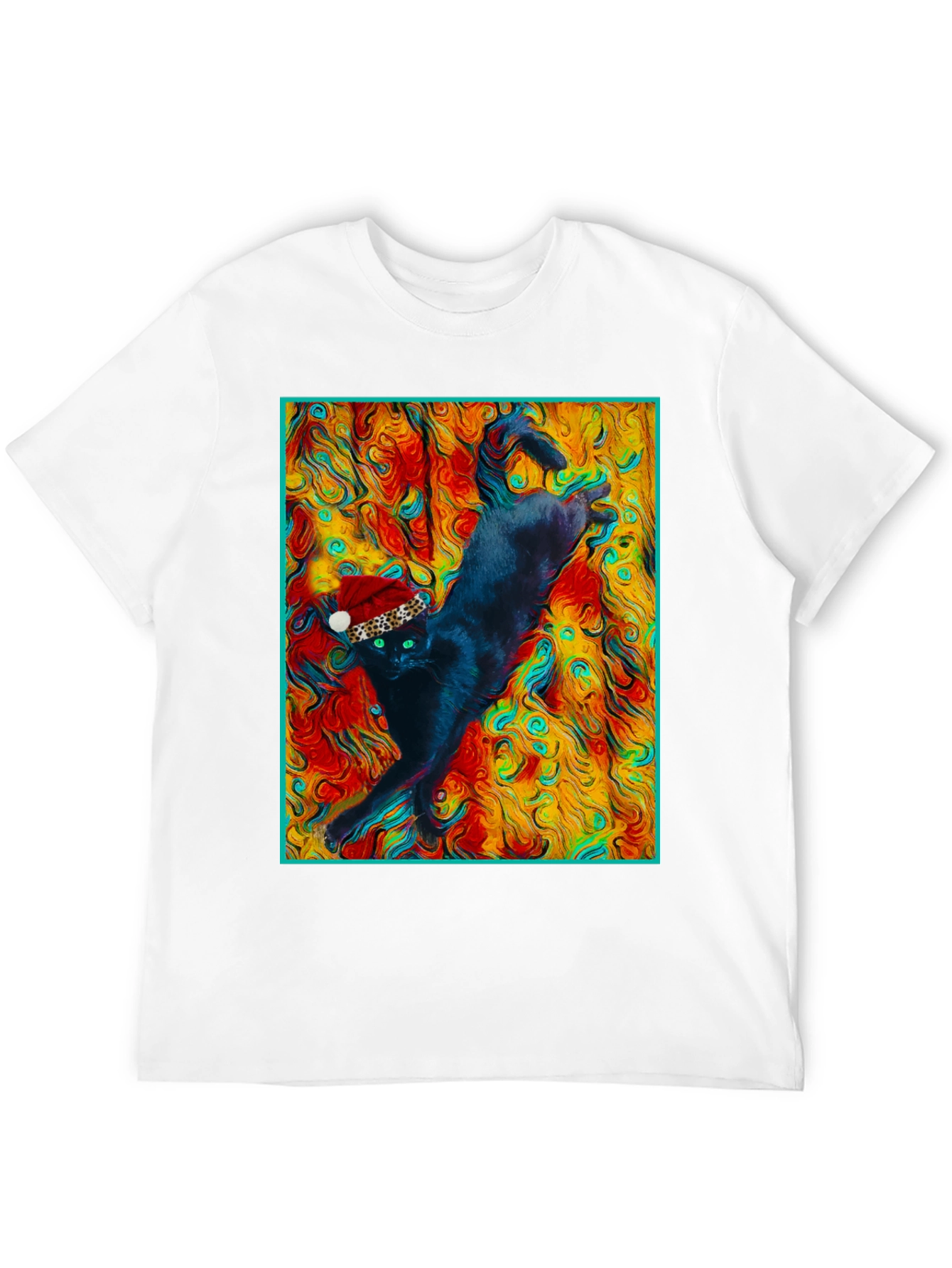 Cool Cat Christmas T-Shirt
