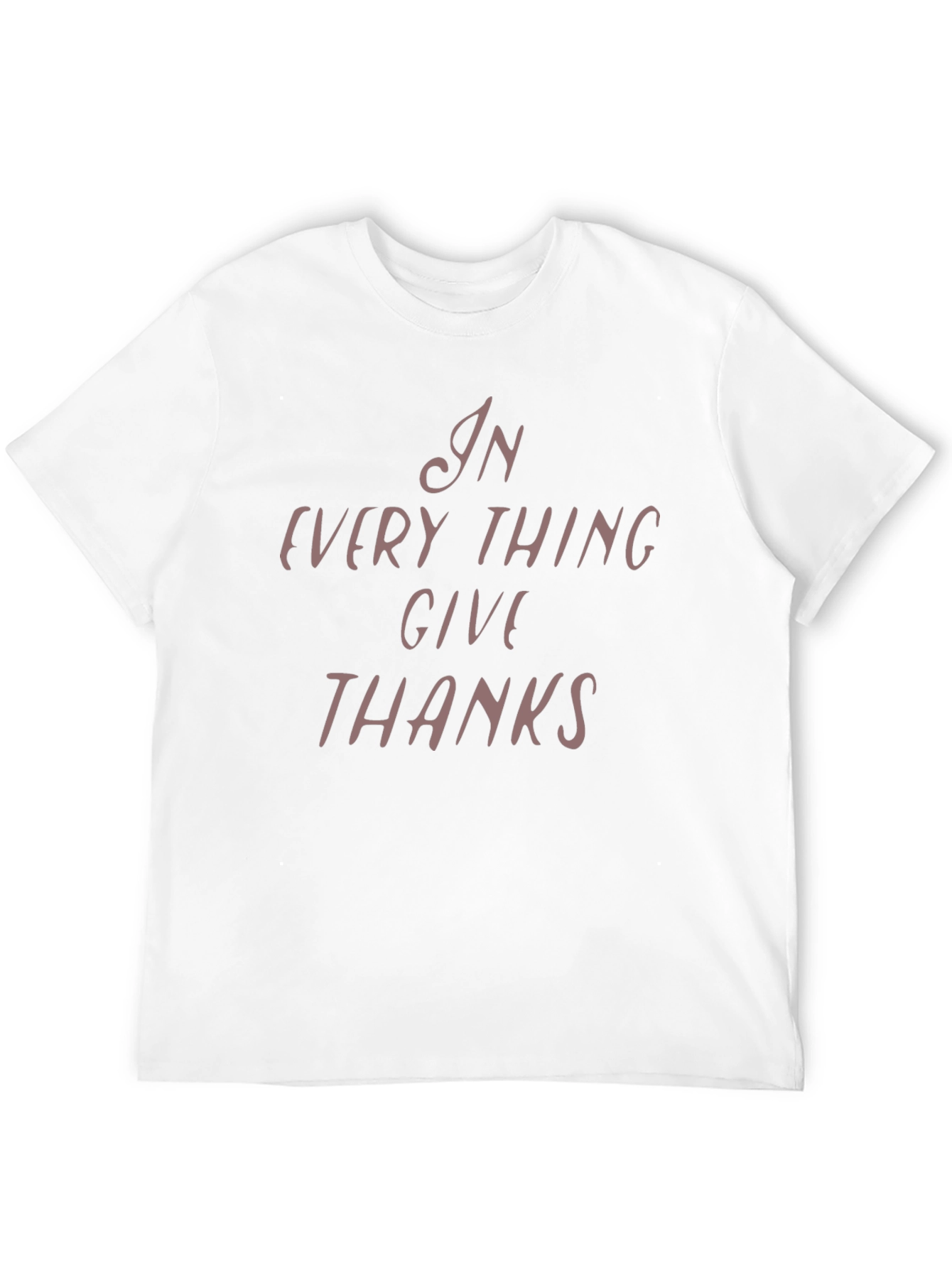 In Everything Give Thanks Graphic Tee - Black
