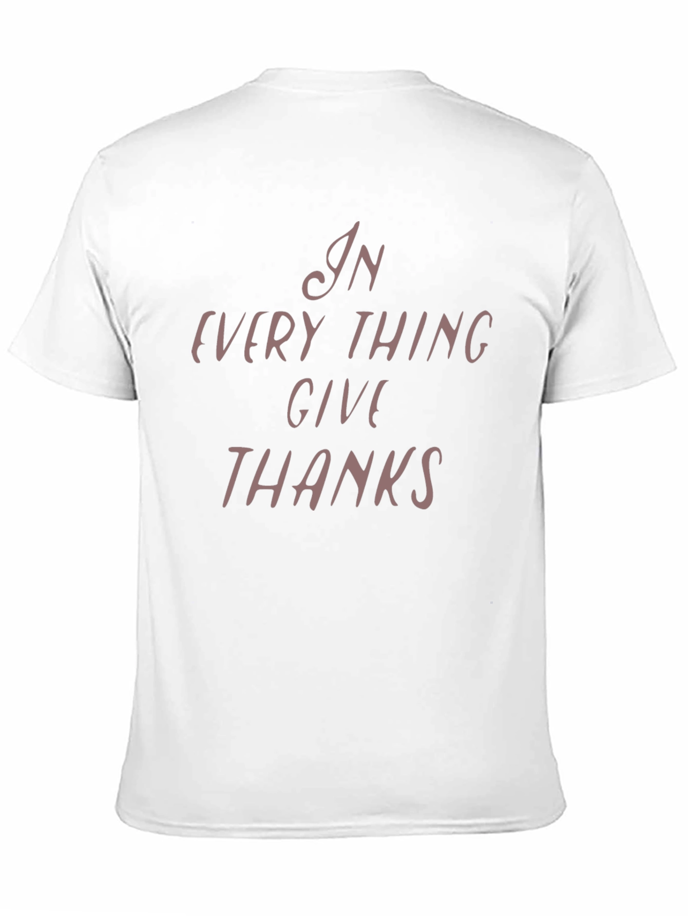 In Everything Give Thanks Graphic Tee - Black