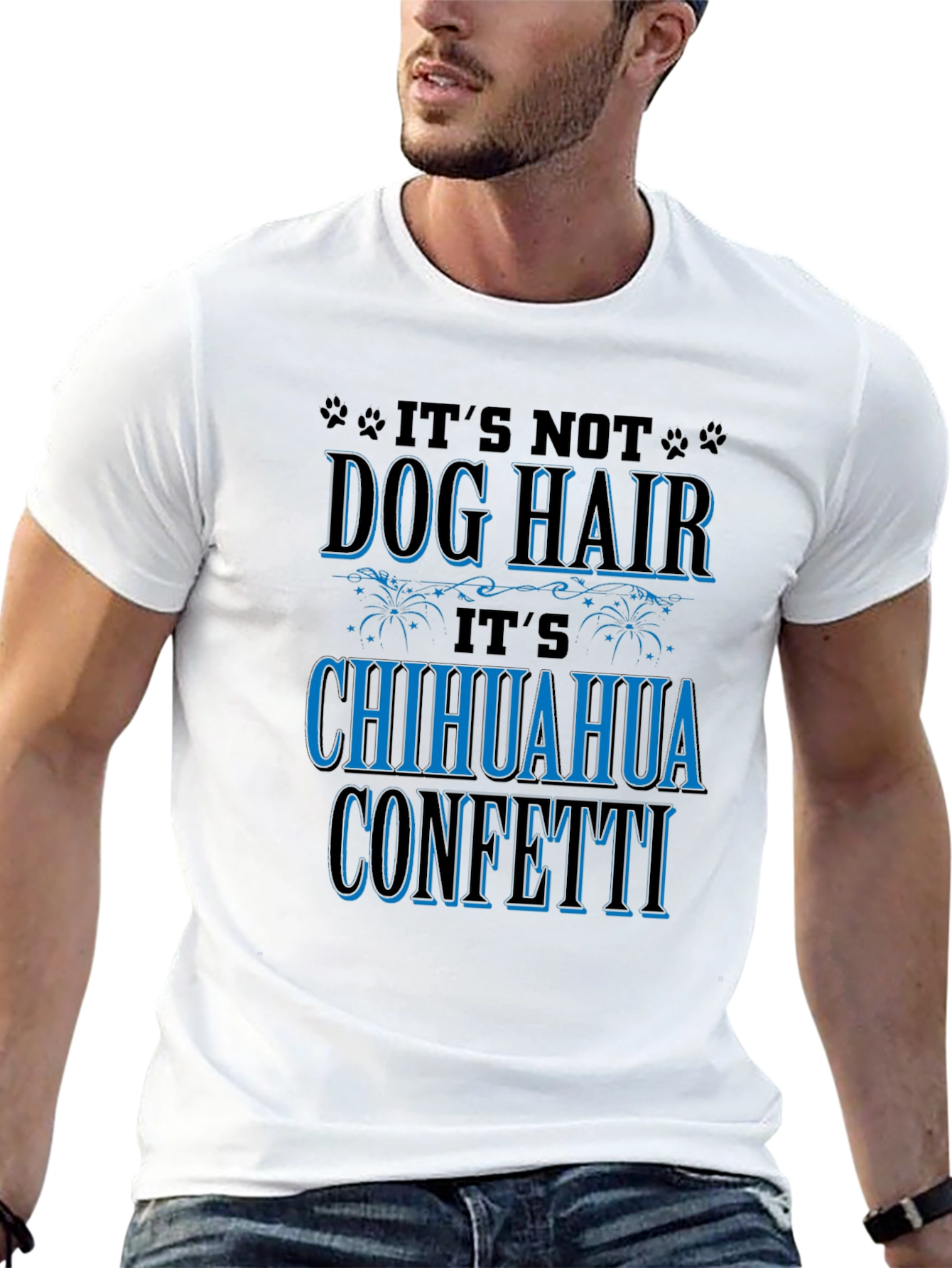 Chihuahua Confetti T-Shirt Dog Lover Tee