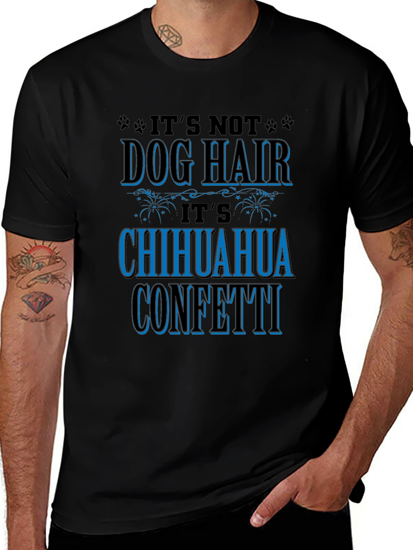 Chihuahua Confetti T-Shirt Dog Lover Tee