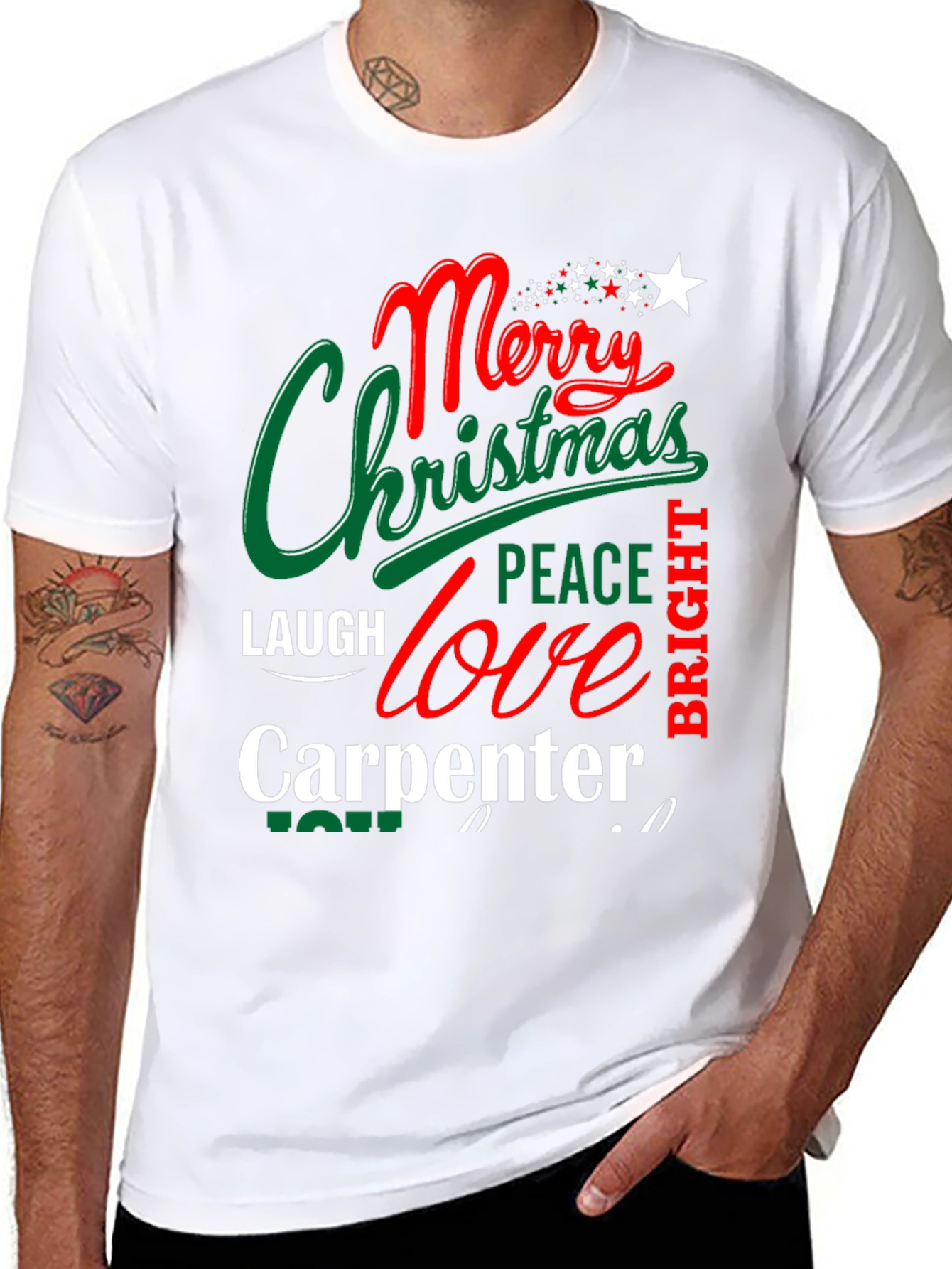 Merry Christmas Carpenter T-Shirt