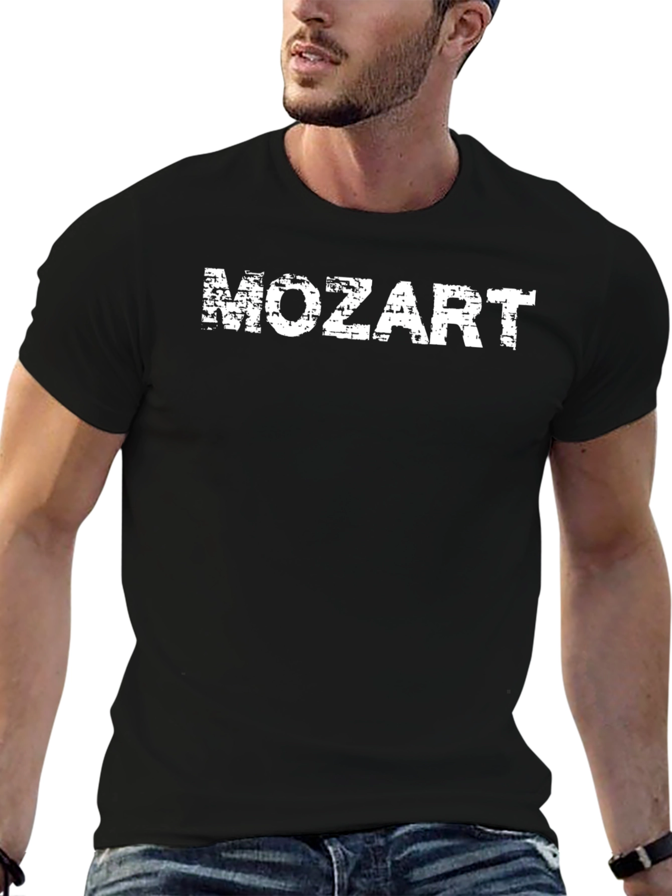 Mozart Graphic T-Shirt - Black