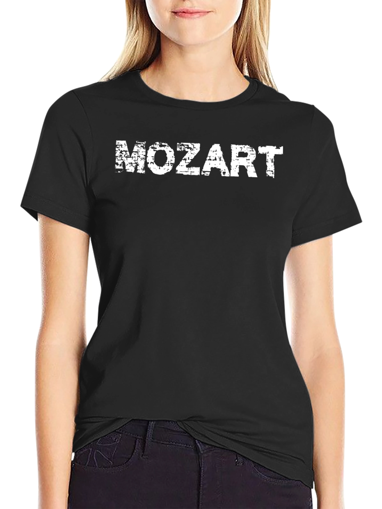 Mozart Graphic T-Shirt - Black