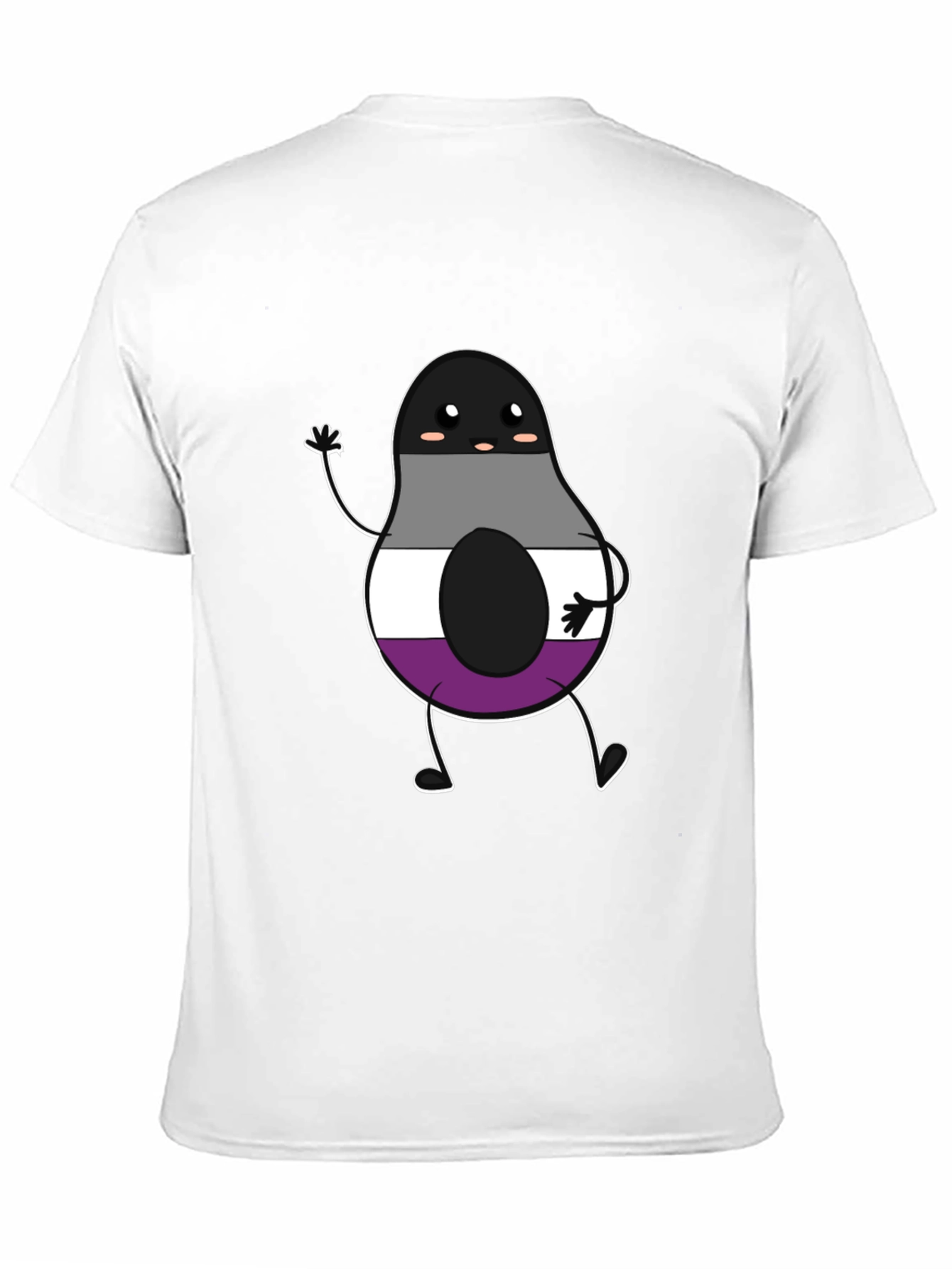 Asexual Pride Avocado Graphic T-Shirt
