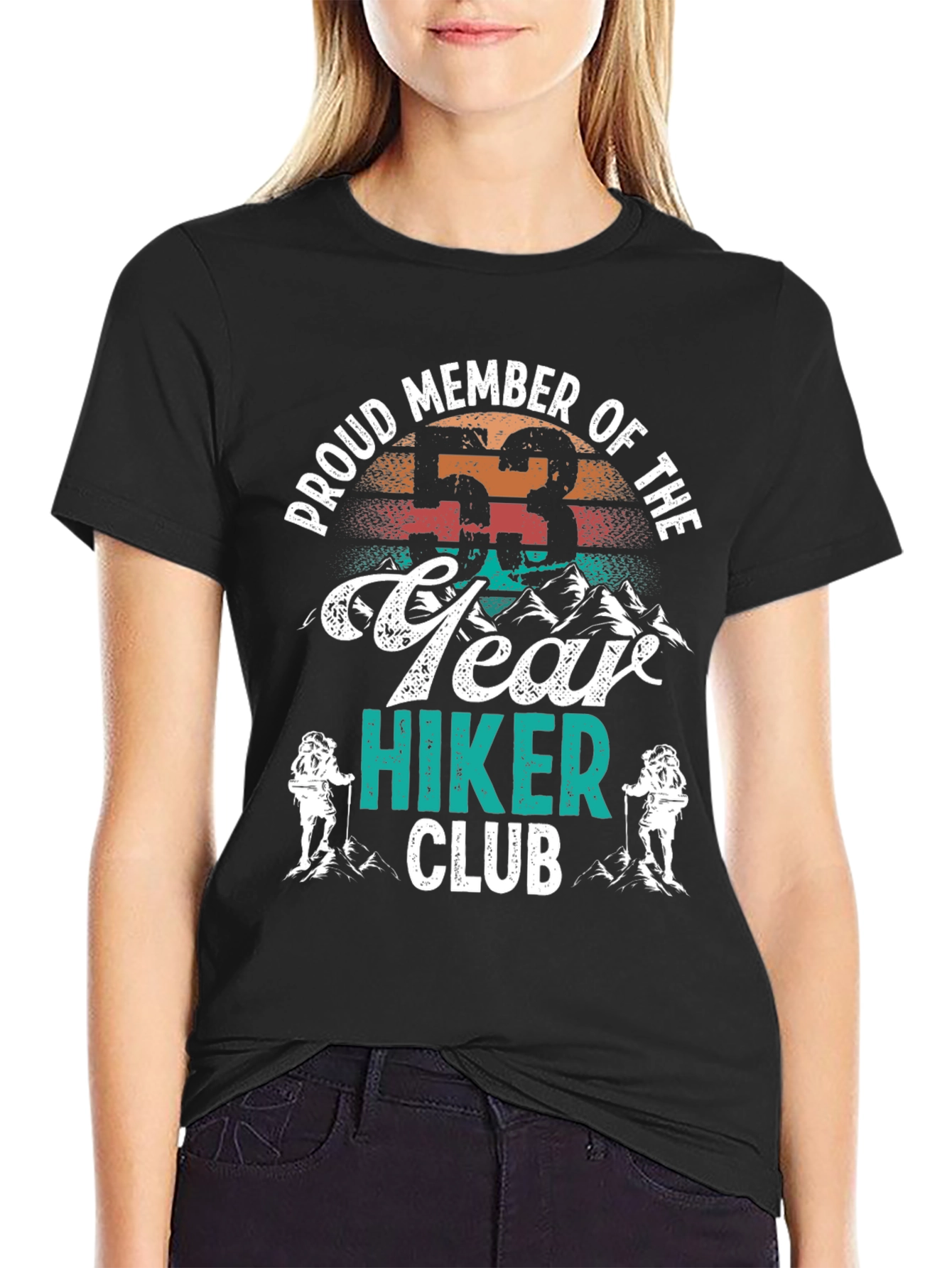 53 Year Hiker Club Tee - Outdoor Adventure