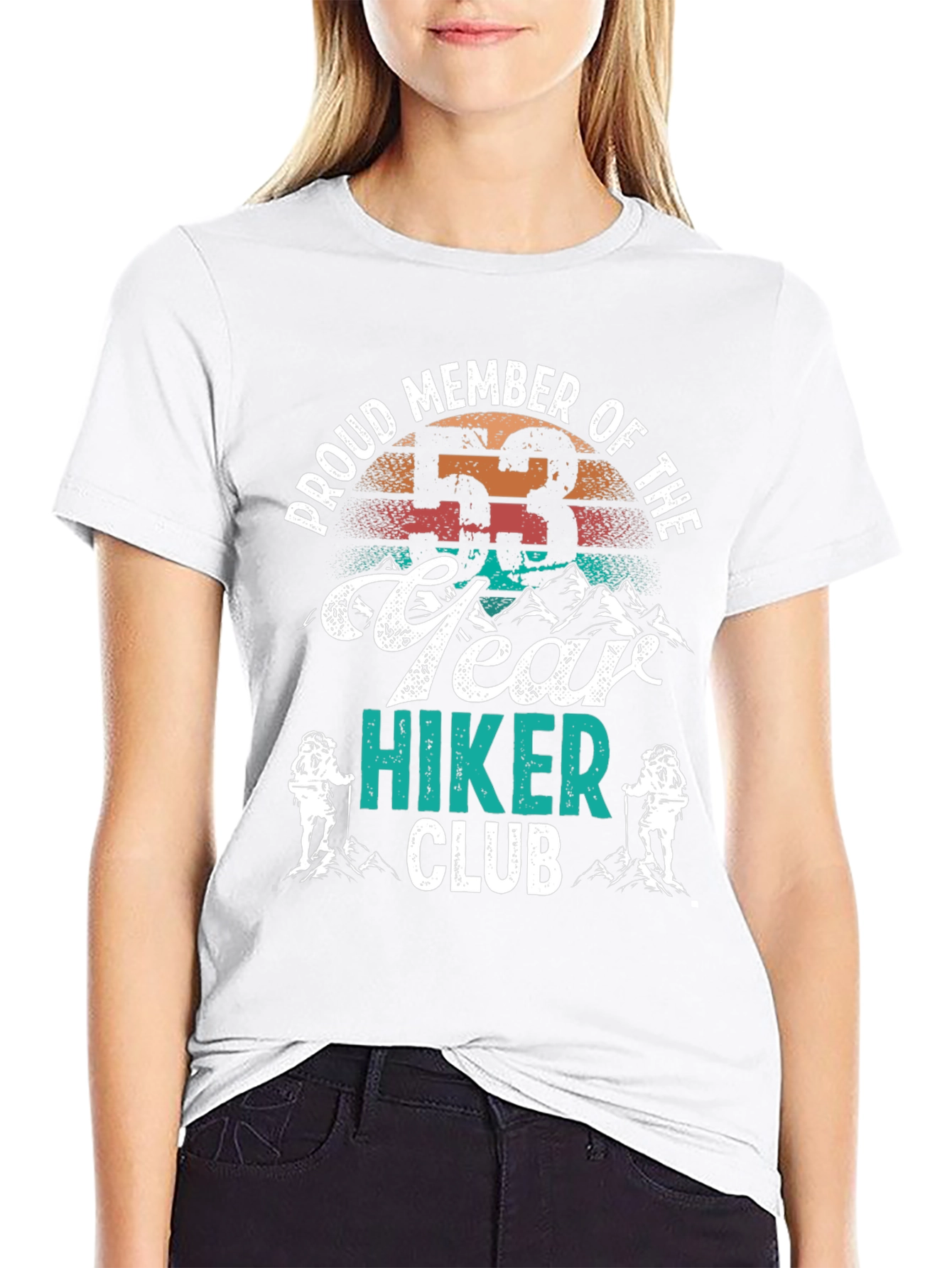 53 Year Hiker Club Tee - Outdoor Adventure