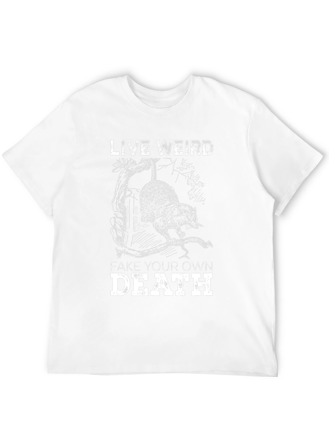 Live Weird Opossum Graphic Tee