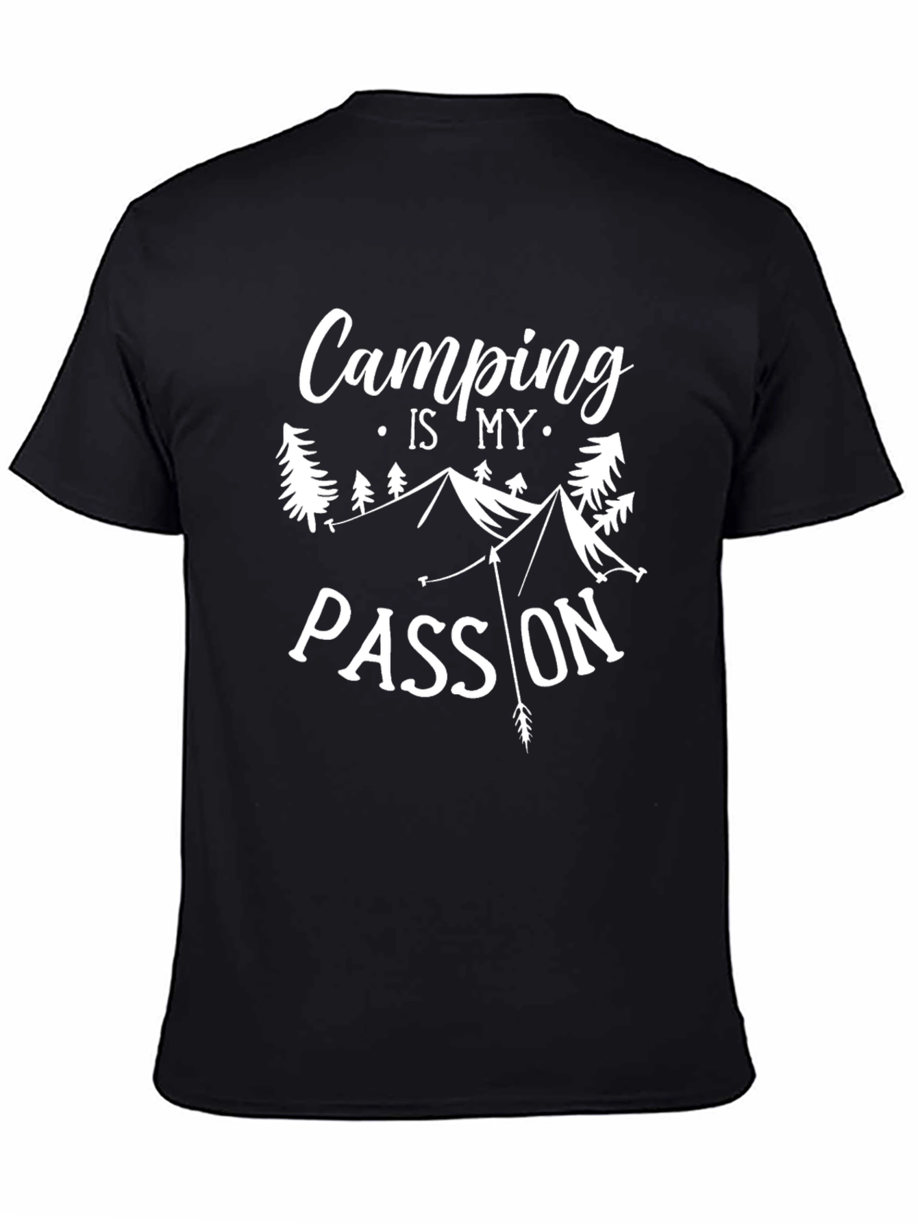 Camping Is My Passion Graphic Tee