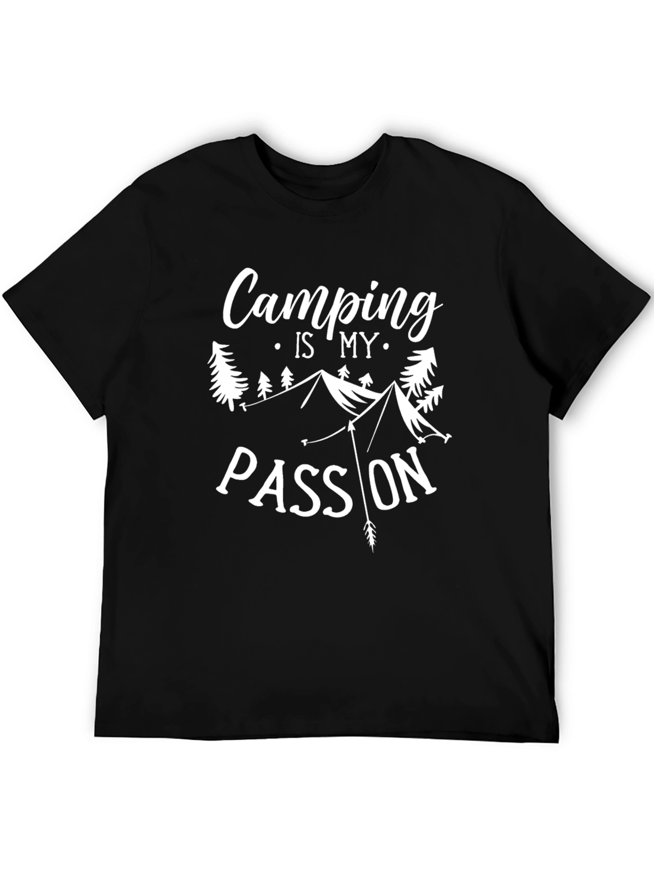 Camping Is My Passion Graphic Tee
