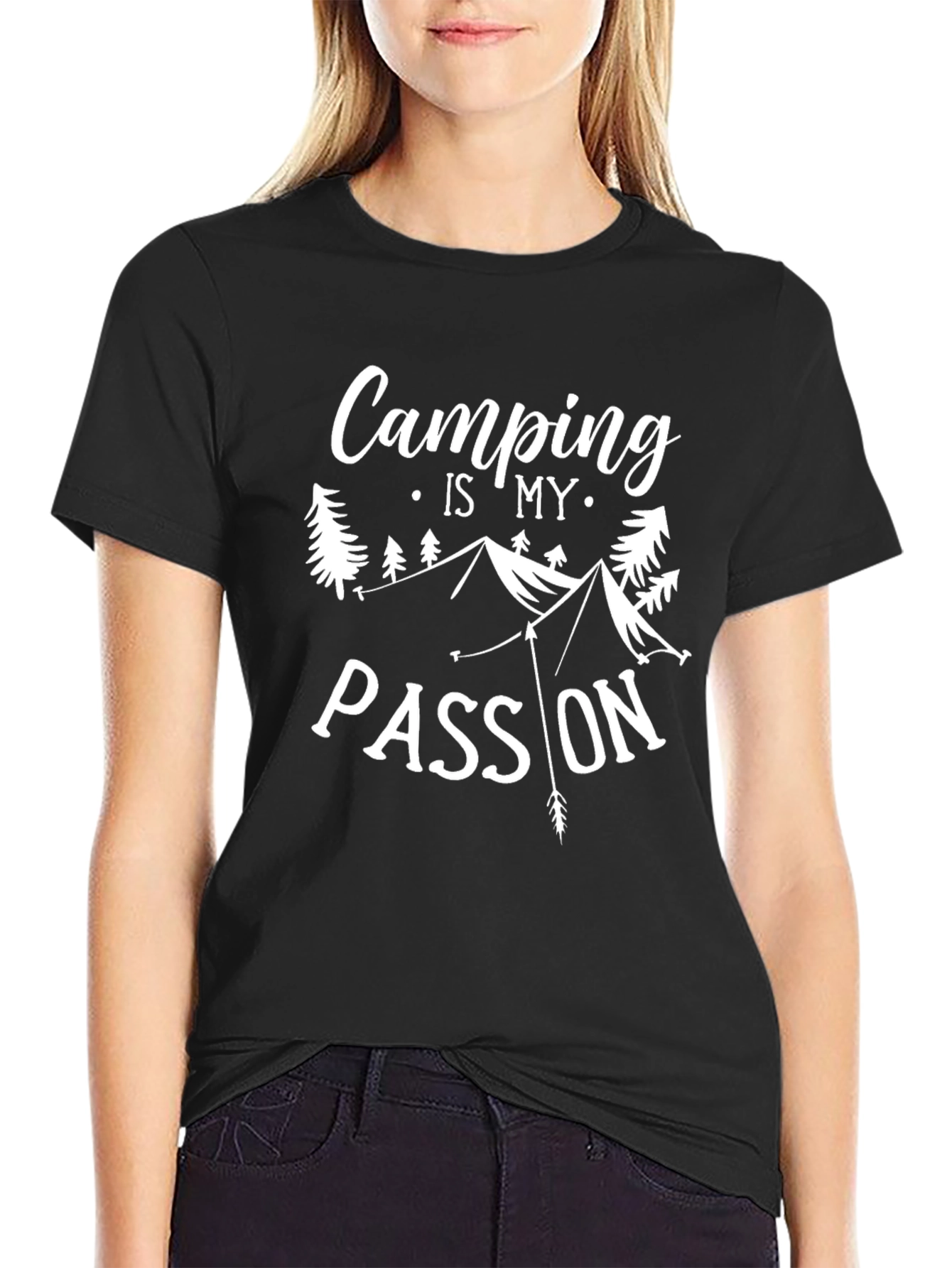 Camping Is My Passion Graphic Tee