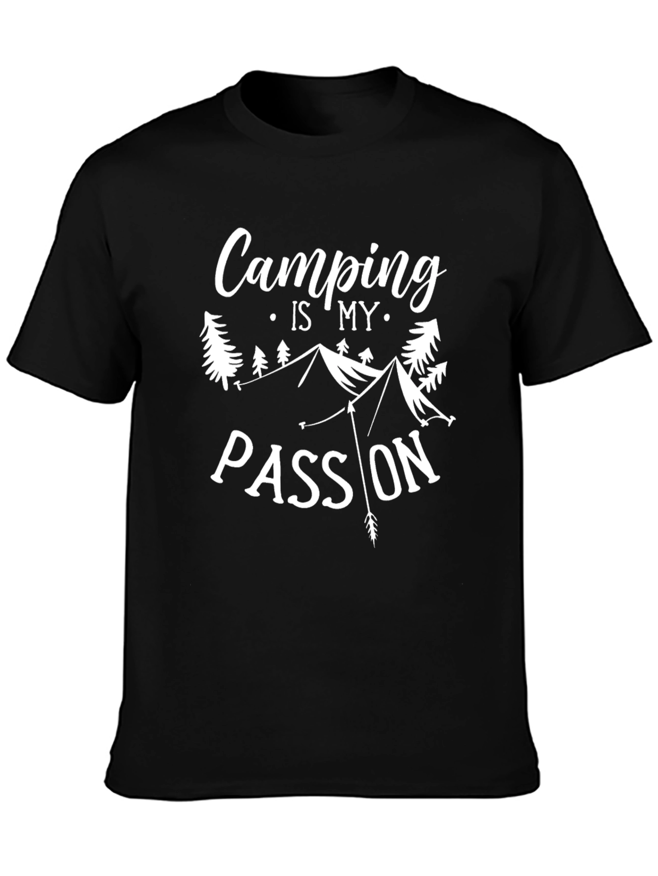 Camping Is My Passion Graphic Tee
