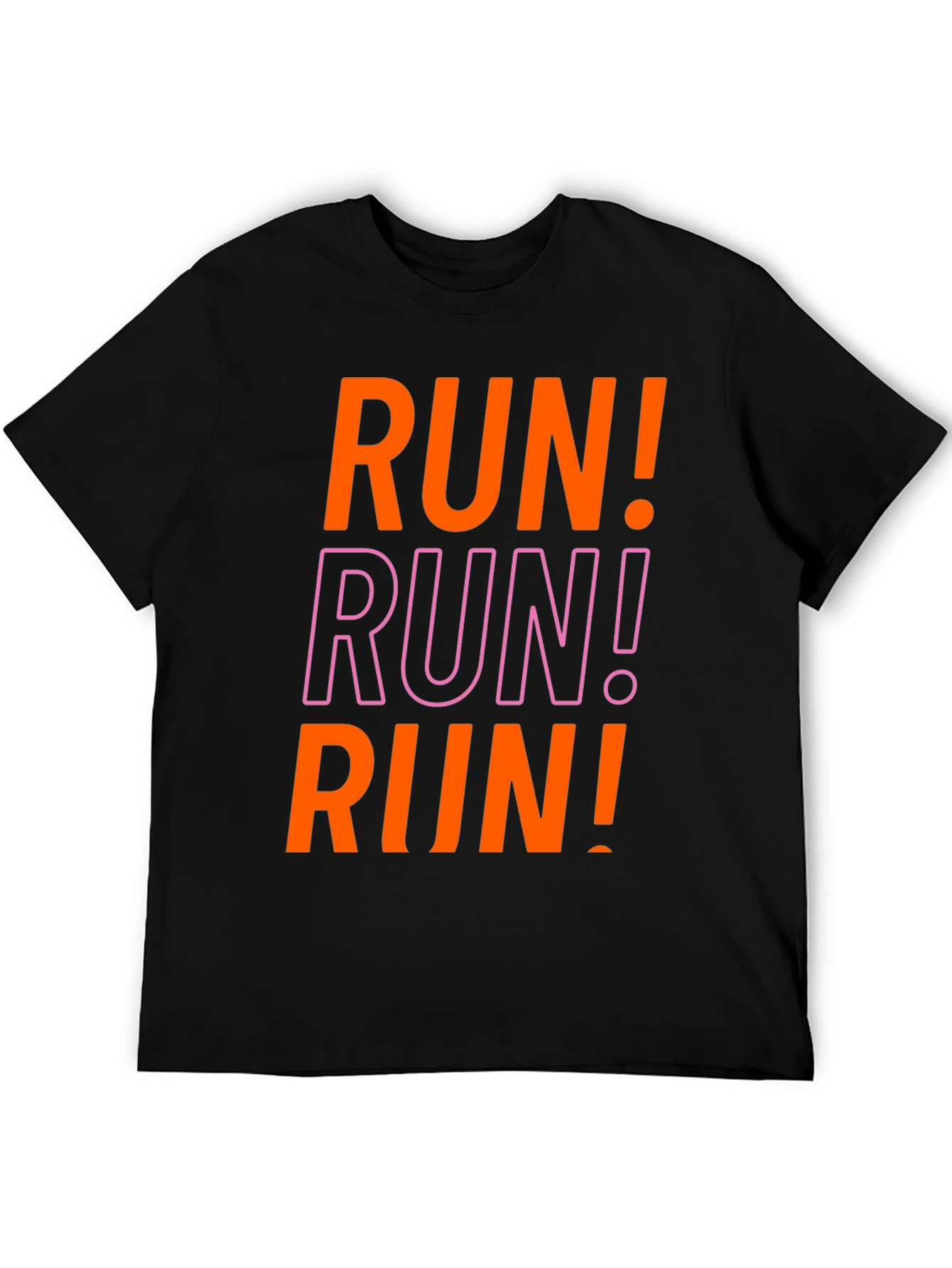 Bold RUN! Graphic Tee - Athletic Motivation