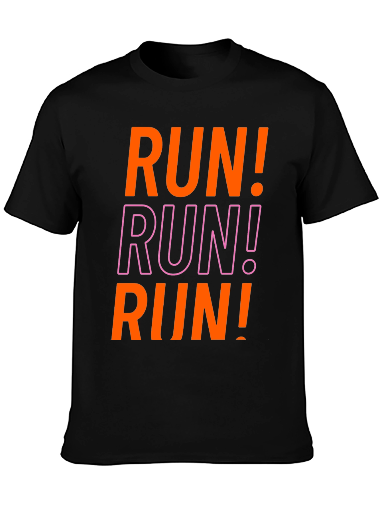 Bold RUN! Graphic Tee - Athletic Motivation