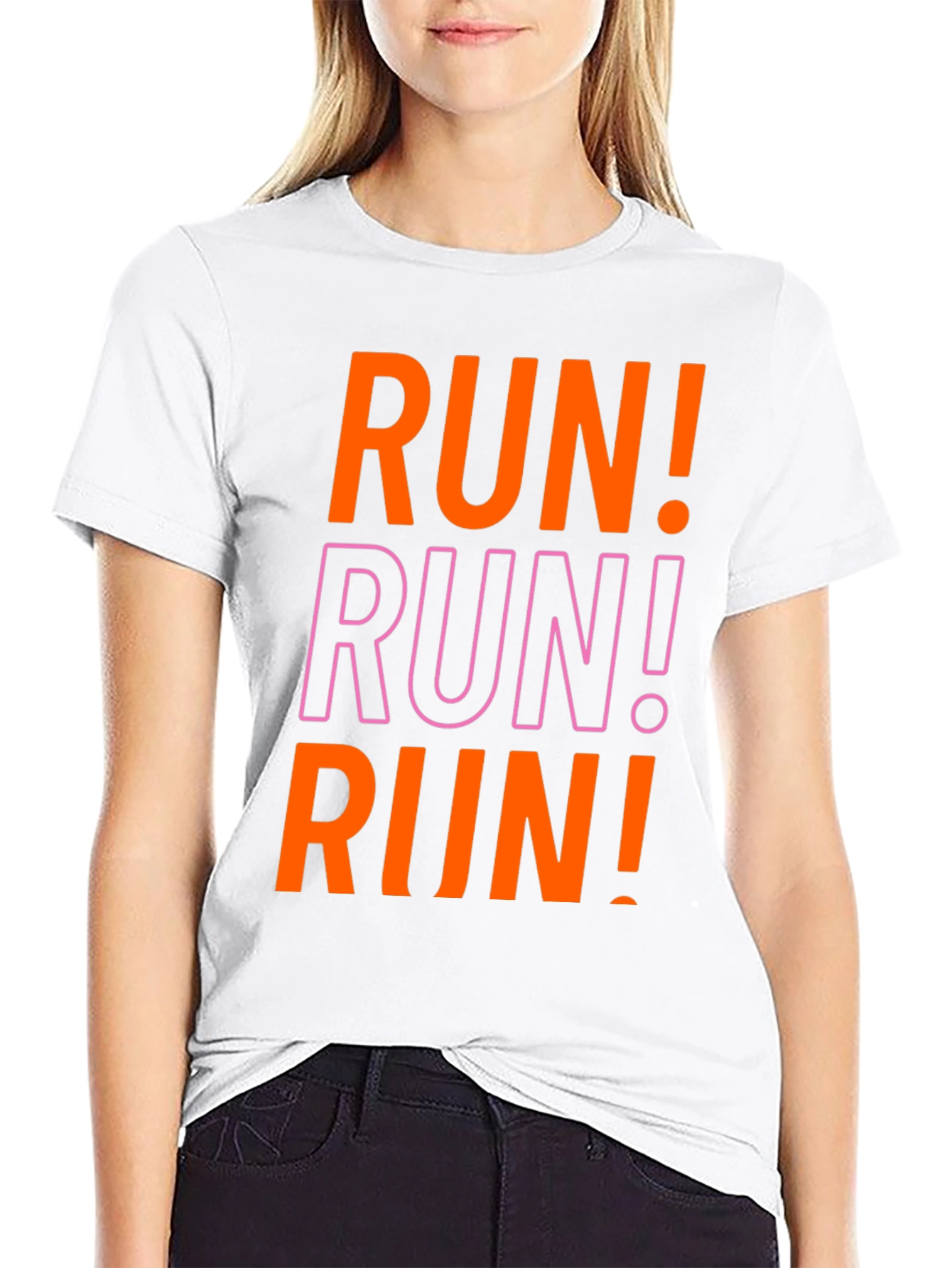 Bold RUN! Graphic Tee - Athletic Motivation