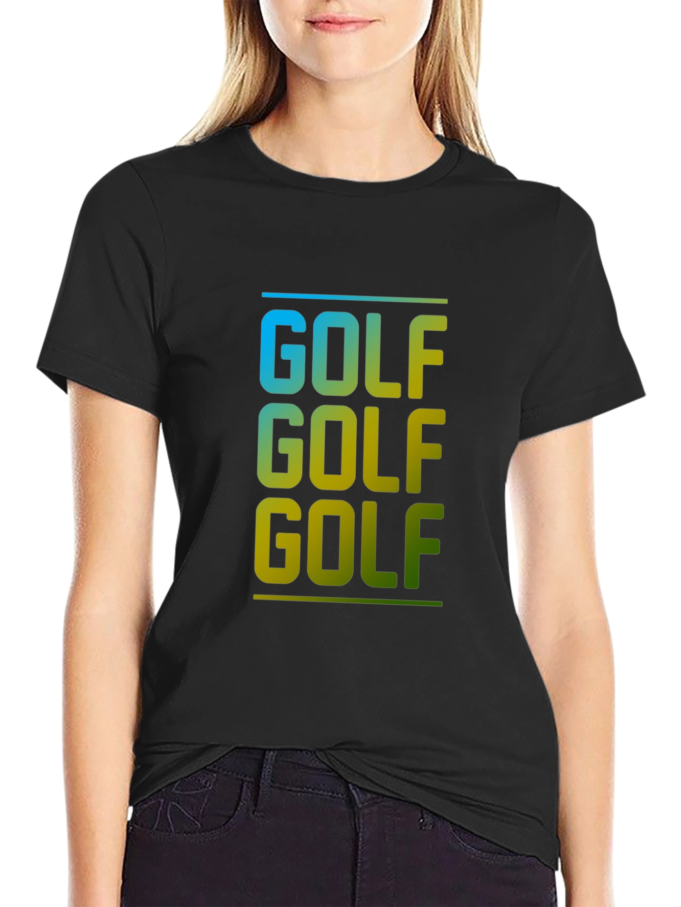 Golf Lover Tee - Gradient Design