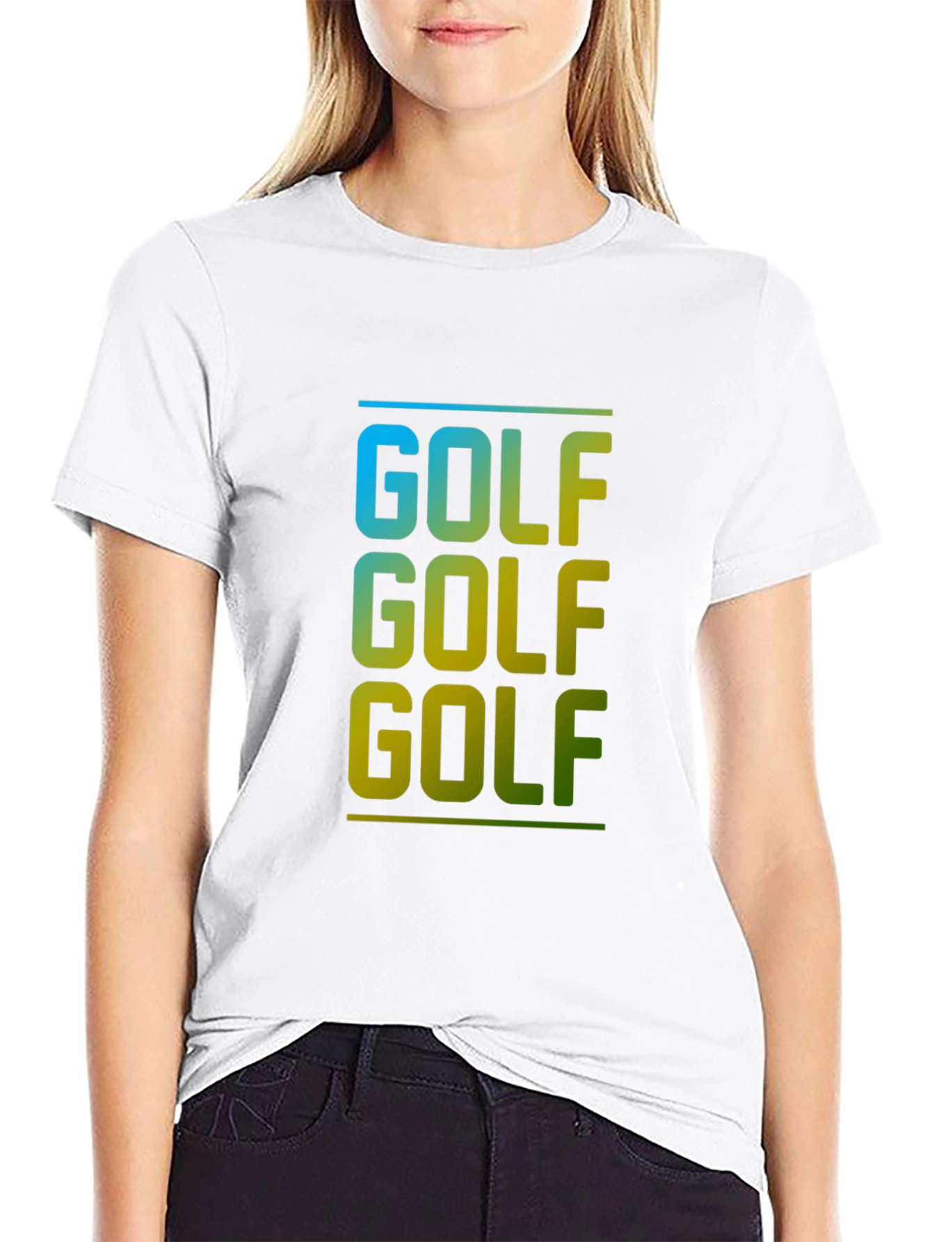 Golf Lover Tee - Gradient Design