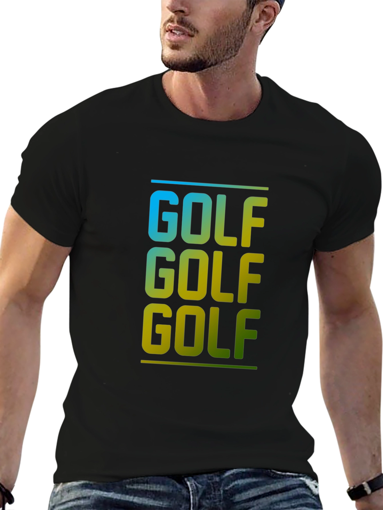 Golf Lover Tee - Gradient Design