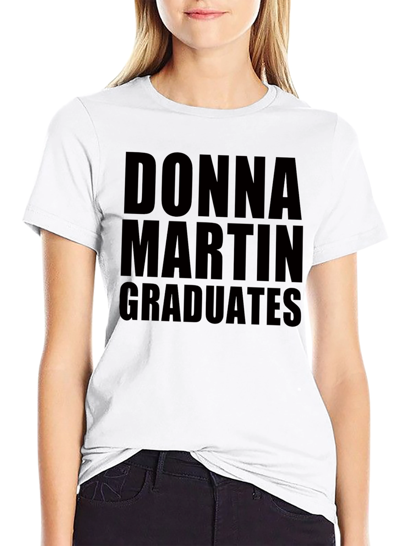 Donna Martin Graduates Black T-Shirt