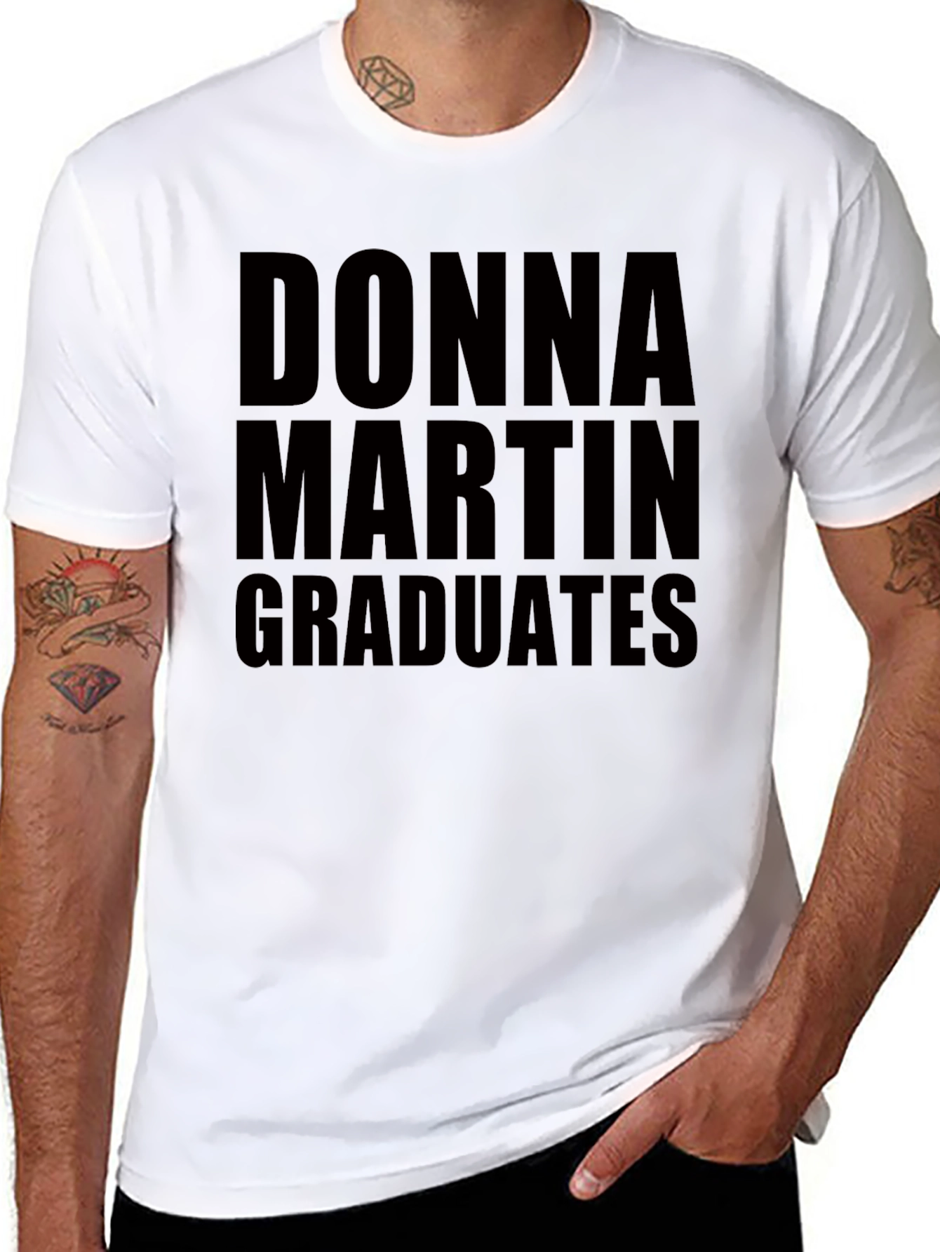 Donna Martin Graduates Black T-Shirt