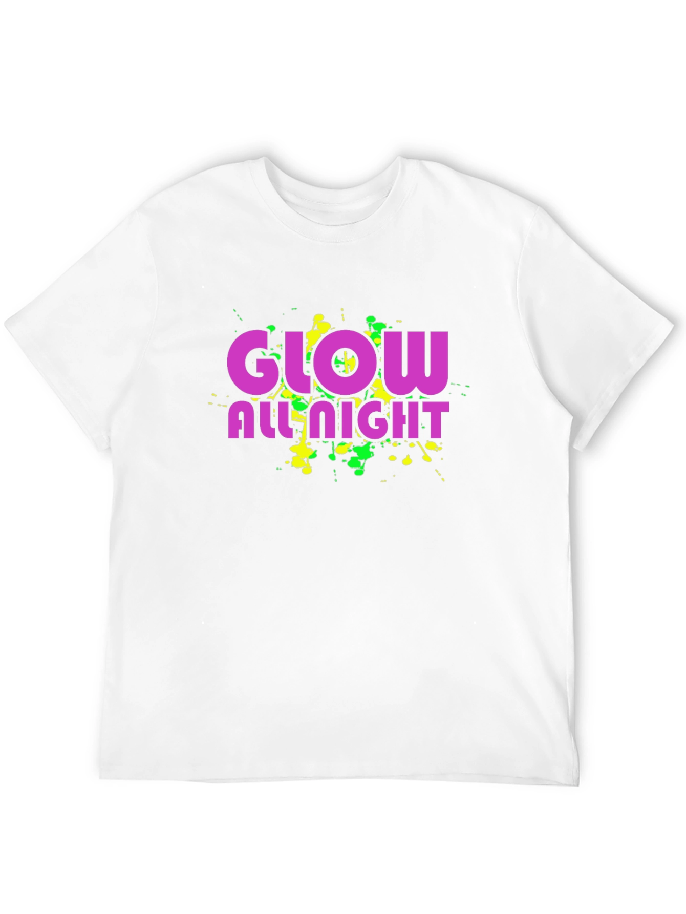 Glow All Night Black T-Shirt