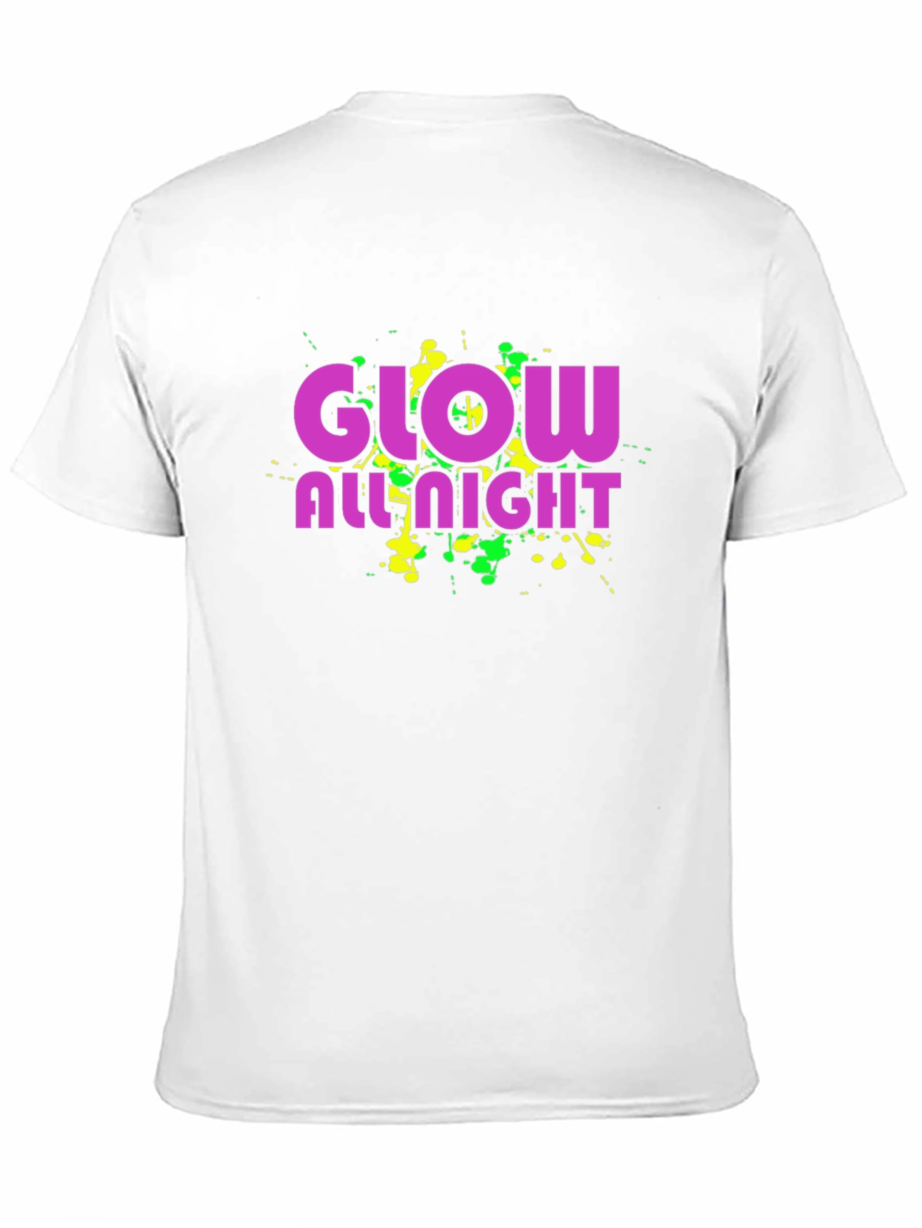 Glow All Night Black T-Shirt