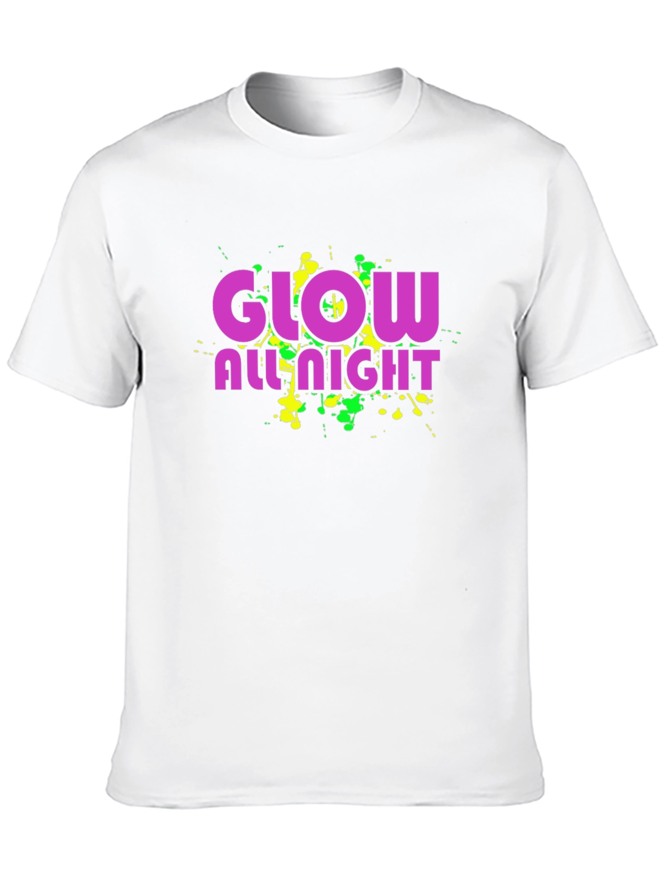 Glow All Night Black T-Shirt