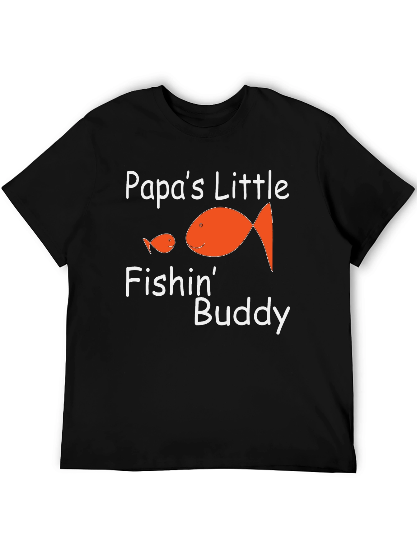 Papas Little Fishin Buddy Graphic T-Shirt