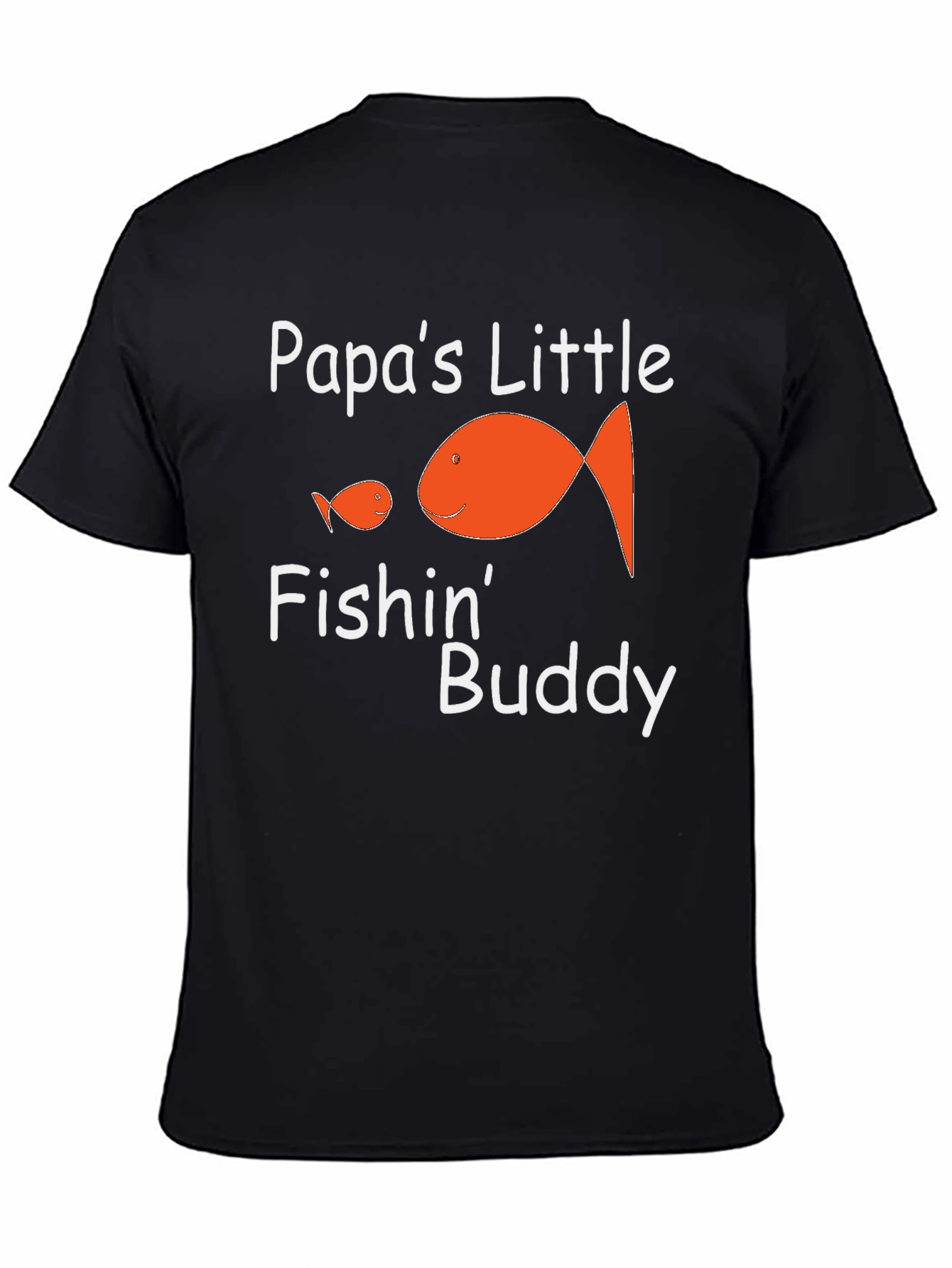 Papas Little Fishin Buddy Graphic T-Shirt