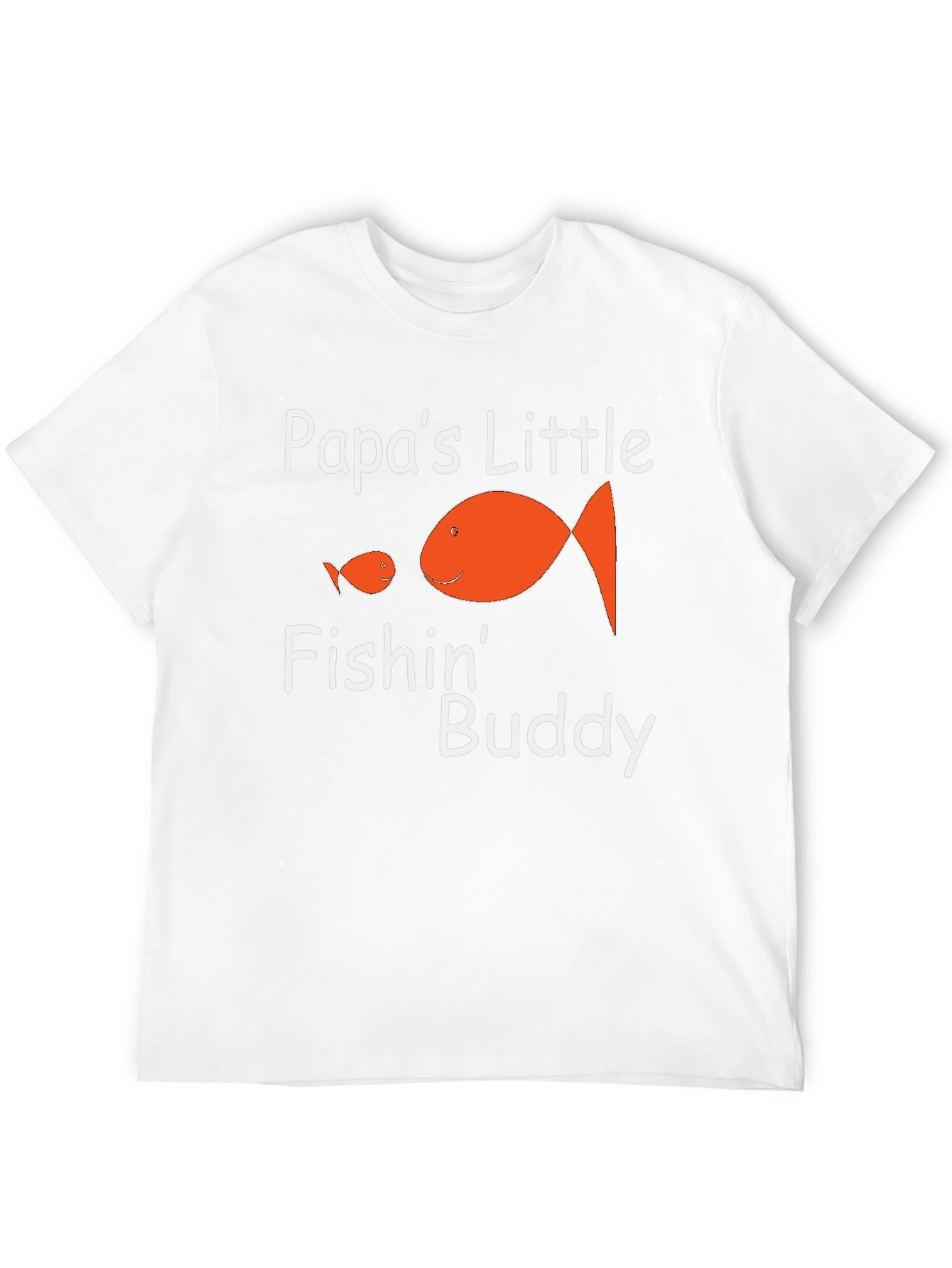 Papas Little Fishin Buddy Graphic T-Shirt