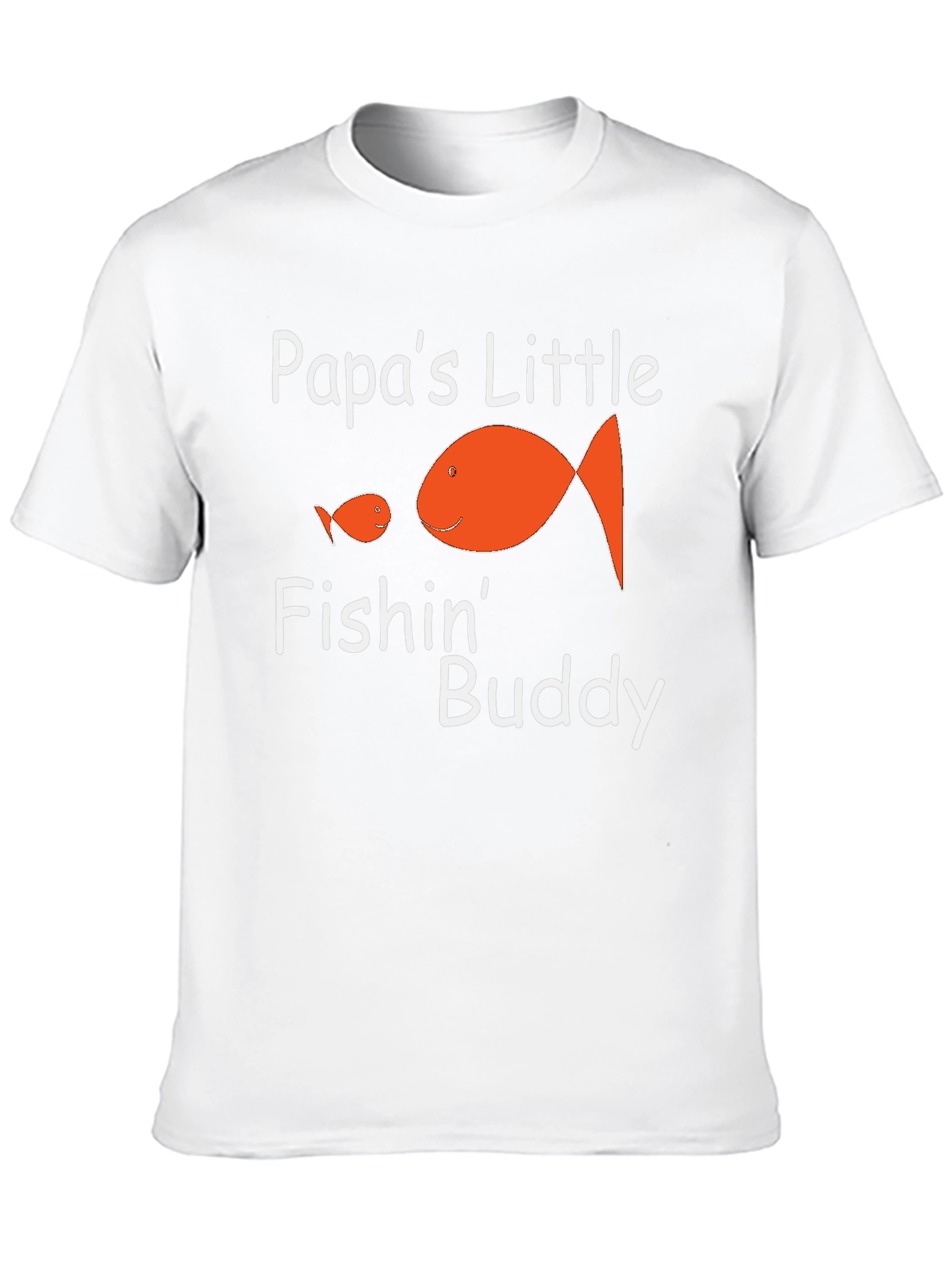 Papas Little Fishin Buddy Graphic T-Shirt