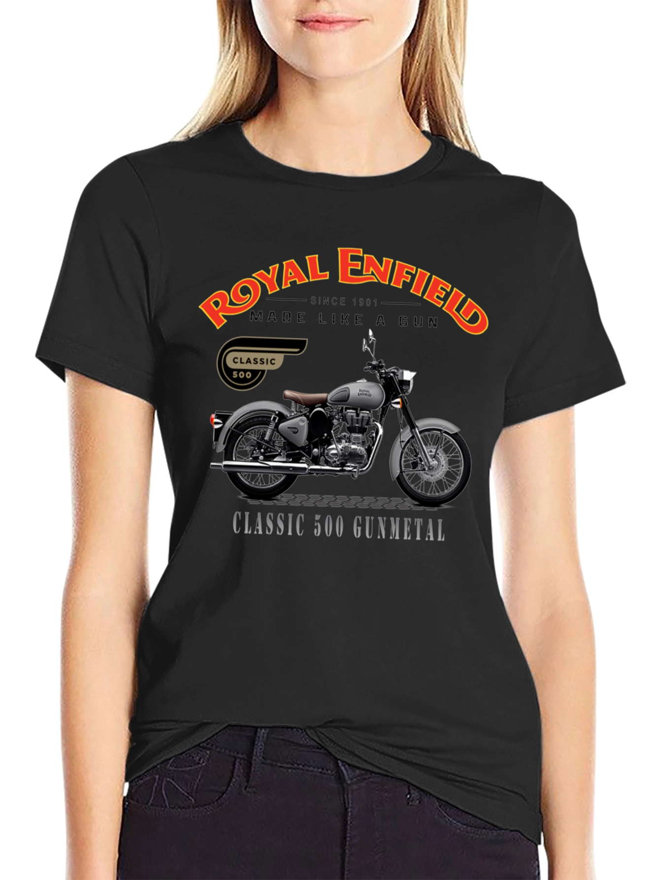 Royal Enfield Classic 500 Gunmetal T-Shirt