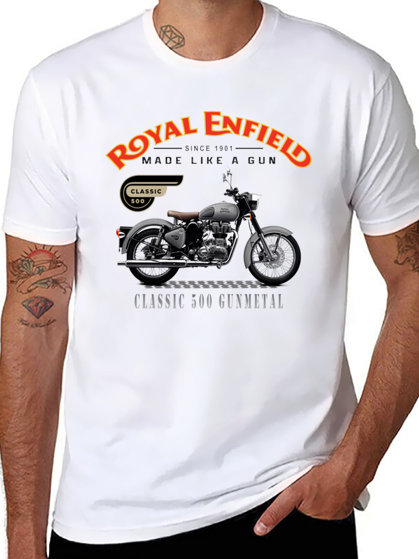 Royal Enfield Classic 500 Gunmetal T-Shirt