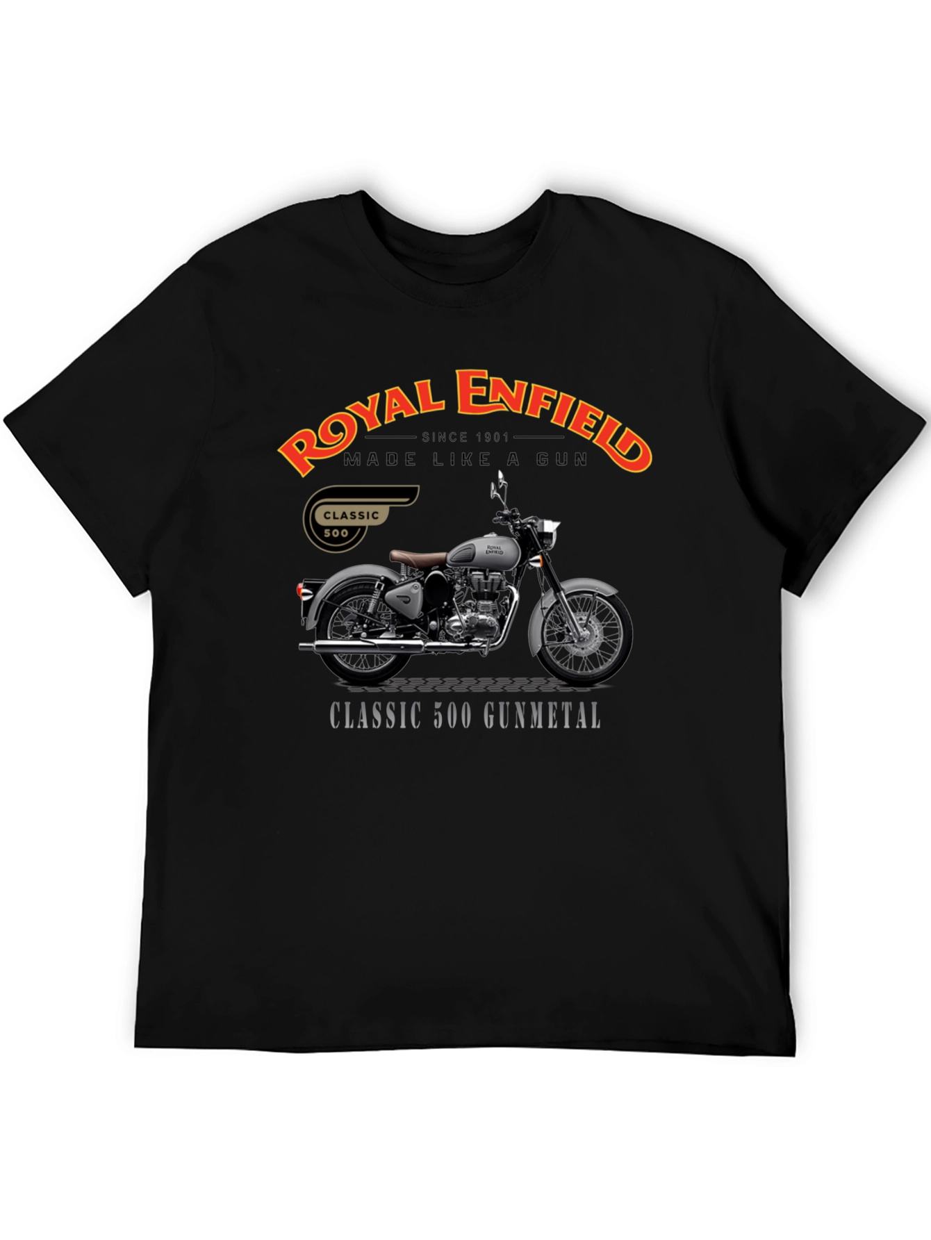 Royal Enfield Classic 500 Gunmetal T-Shirt