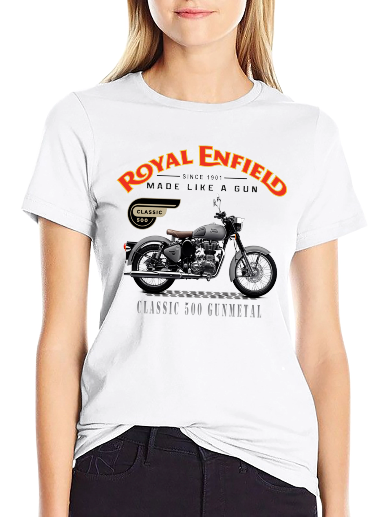 Royal Enfield Classic 500 Gunmetal T-Shirt