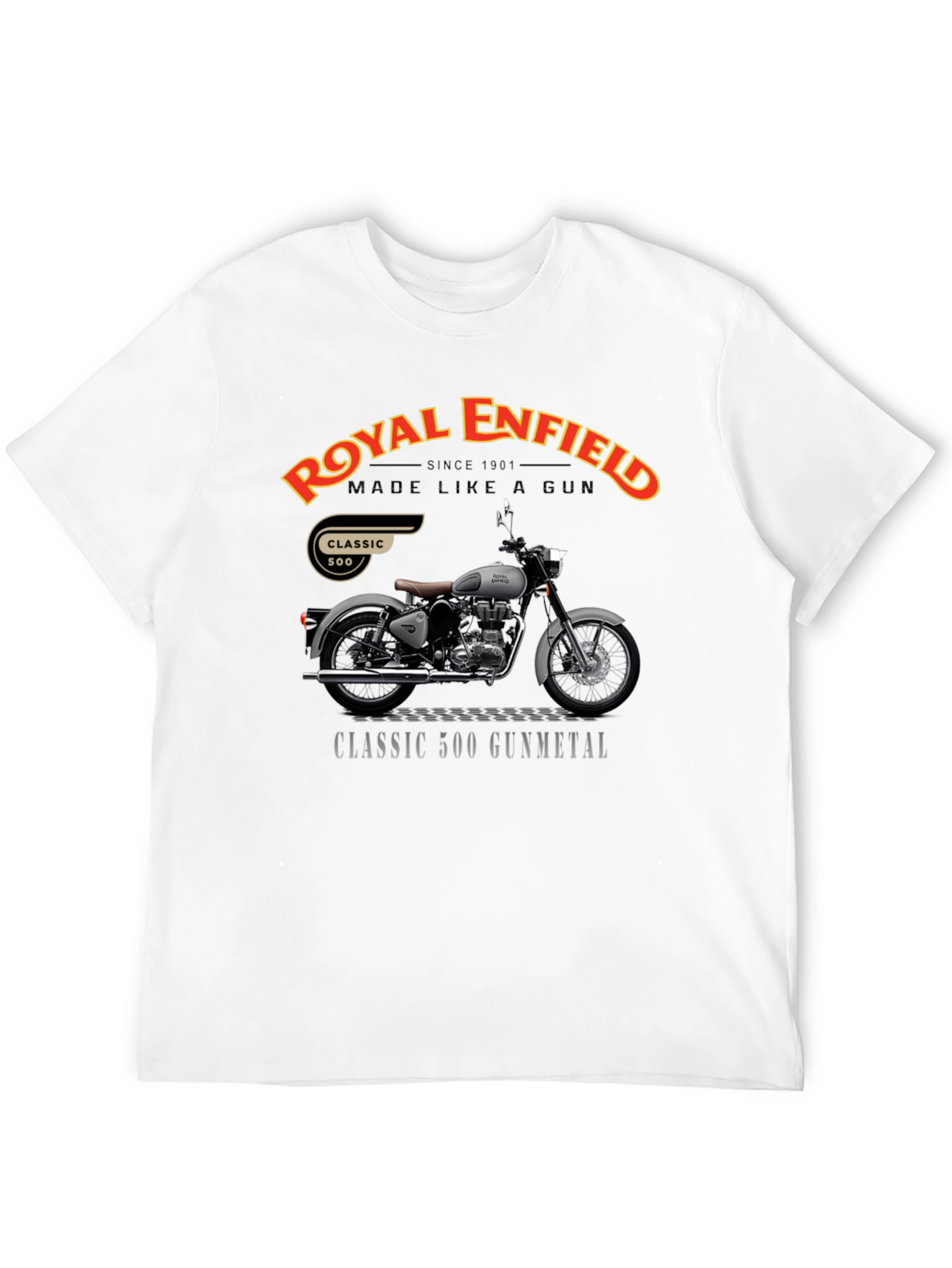 Royal Enfield Classic 500 Gunmetal T-Shirt